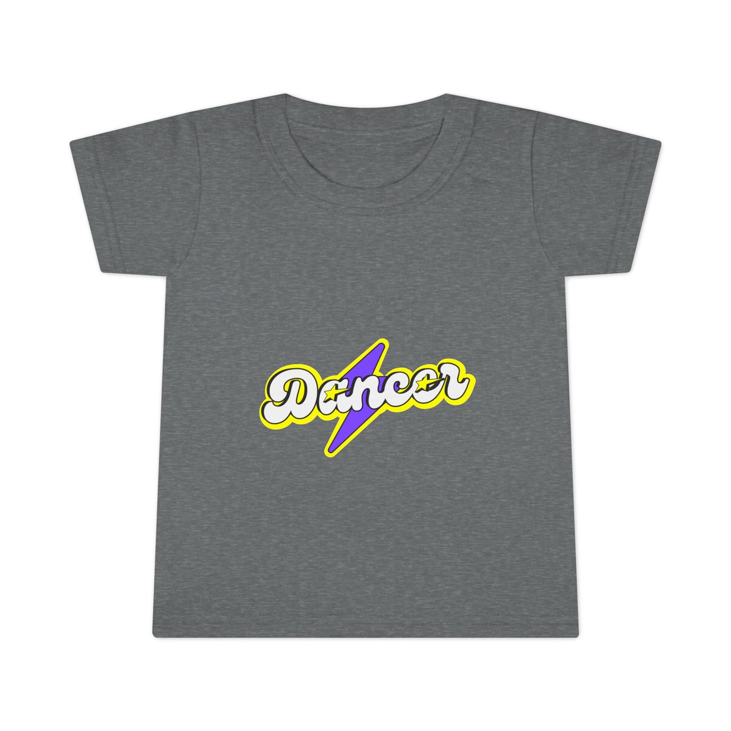 "Dancer" Toddler Dance T-Shirt – Bold Superhero-Inspired Short Sleeve Tee for Kids