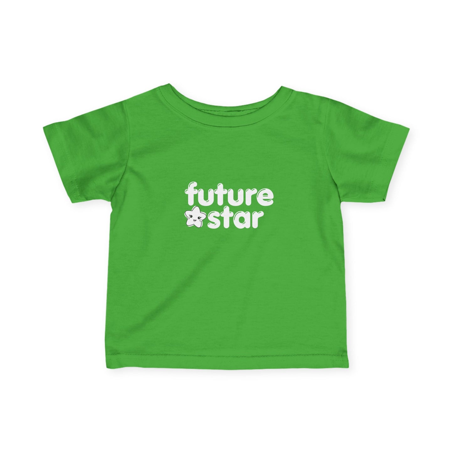 “Future Star” Infant Fine Jersey Tee – Cute Dance-Themed Baby T-Shirt for Little Performers and Rising Stars