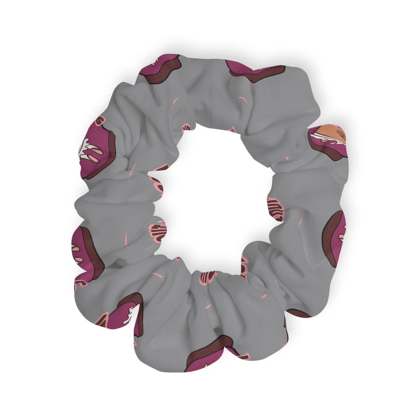 “Life Without Dance Is Pointeless” Scrunchie – Funny Ballet Pun Hair Accessory with Cute Dancing Capybara Graphic