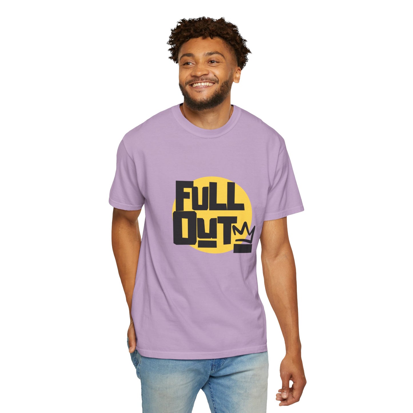 "Full Out" Unisex Garment-Dyed T-Shirt – Bold Streetwear-Inspired Dance Graphic Tee – Performance Shirt for Dancers & Hip Hop Enthusiasts