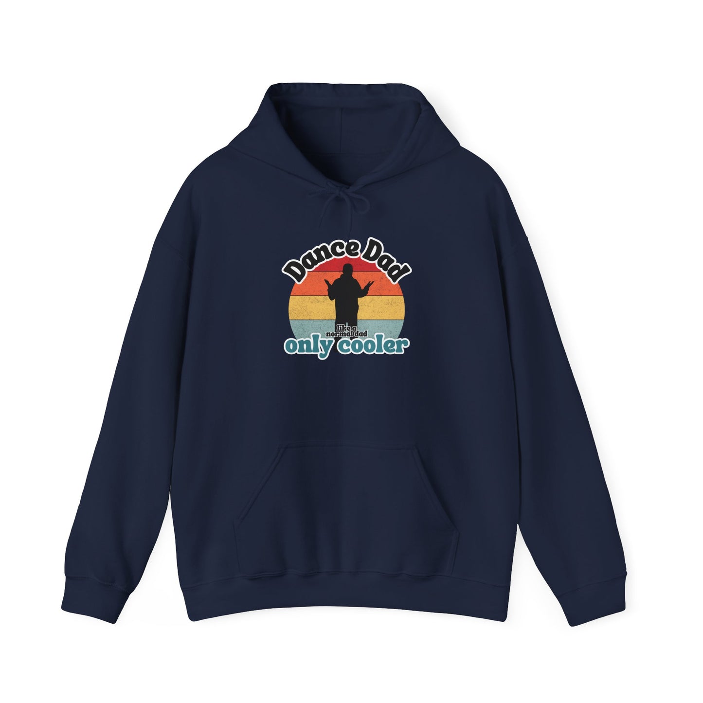 Dance Dad Retro Hoodie – Funny Unisex Heavy Blend™ Hooded Sweatshirt for Cool Dance Dads