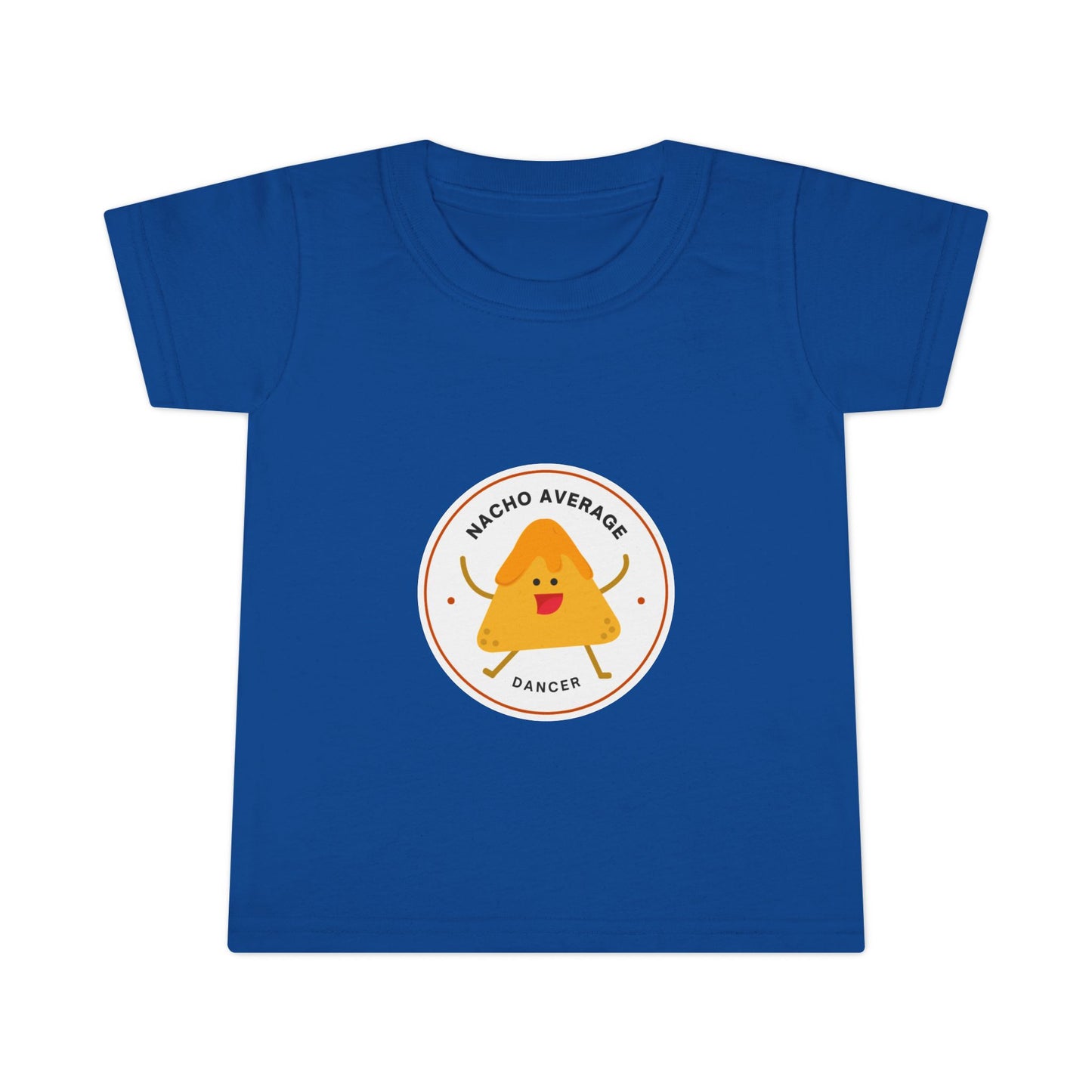 "Nacho Average Dancer" Toddler Dance T-Shirt – Cute Nacho Graphic Short Sleeve Tee for Kids