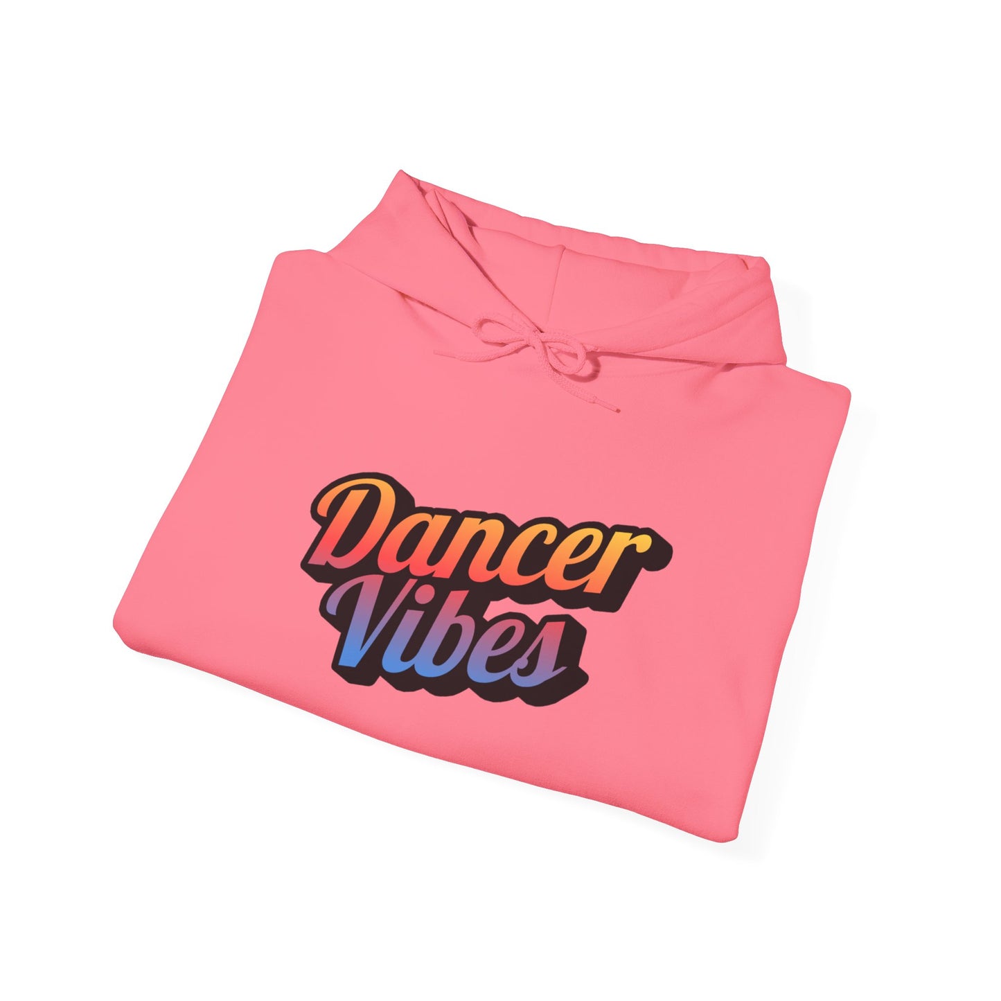 "Dancer Vibes" Unisex Hooded Sweatshirt – Colorful Retro Dance Graphic Hoodie for Dance Lovers