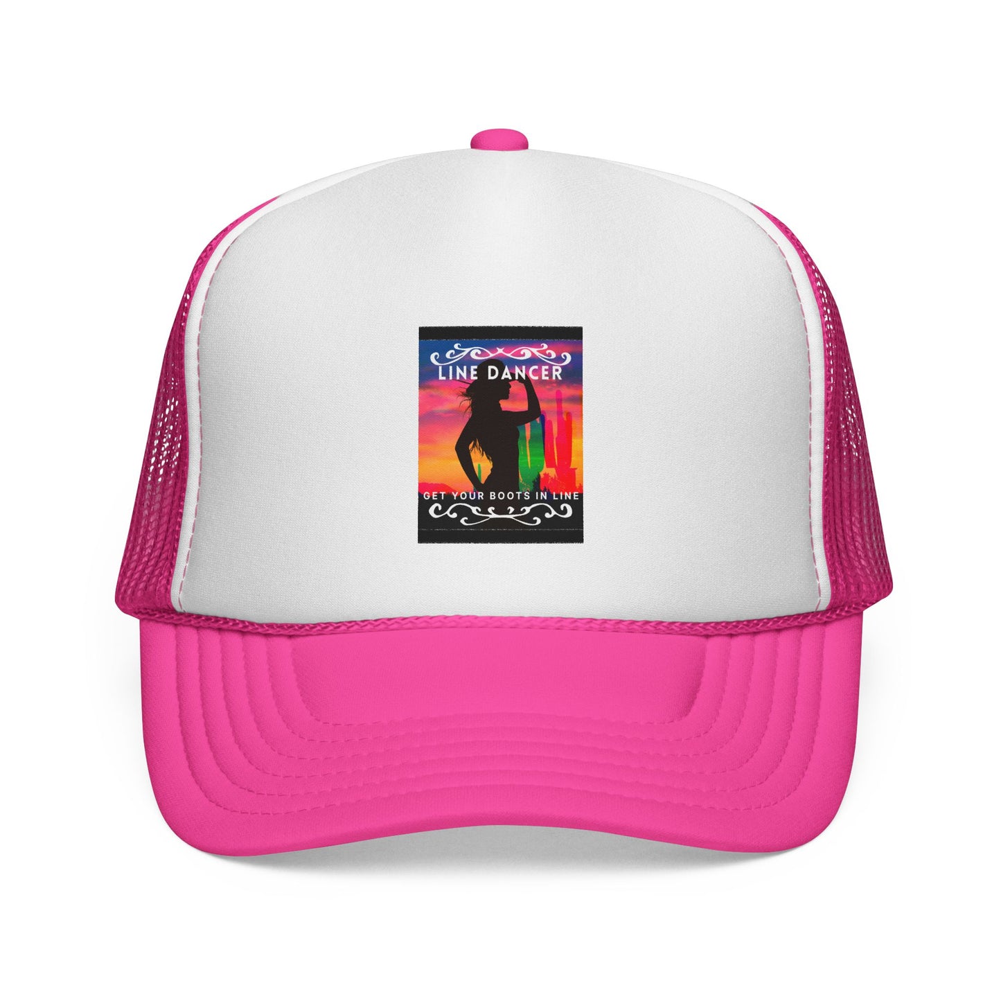 “Line Dancer, Get Your Boots In Line” Cowgirl Graphic | Western Country Dance Cap for Women & Men