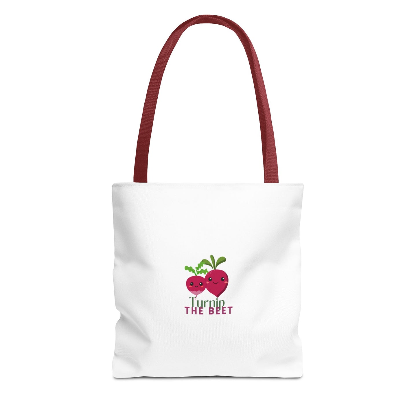 "Turnip the Beet" Canvas Tote Bag – Cute Veggie Graphic Dance-Themed Reusable Bag for Grocery Runs, Dance Class & Everyday Use