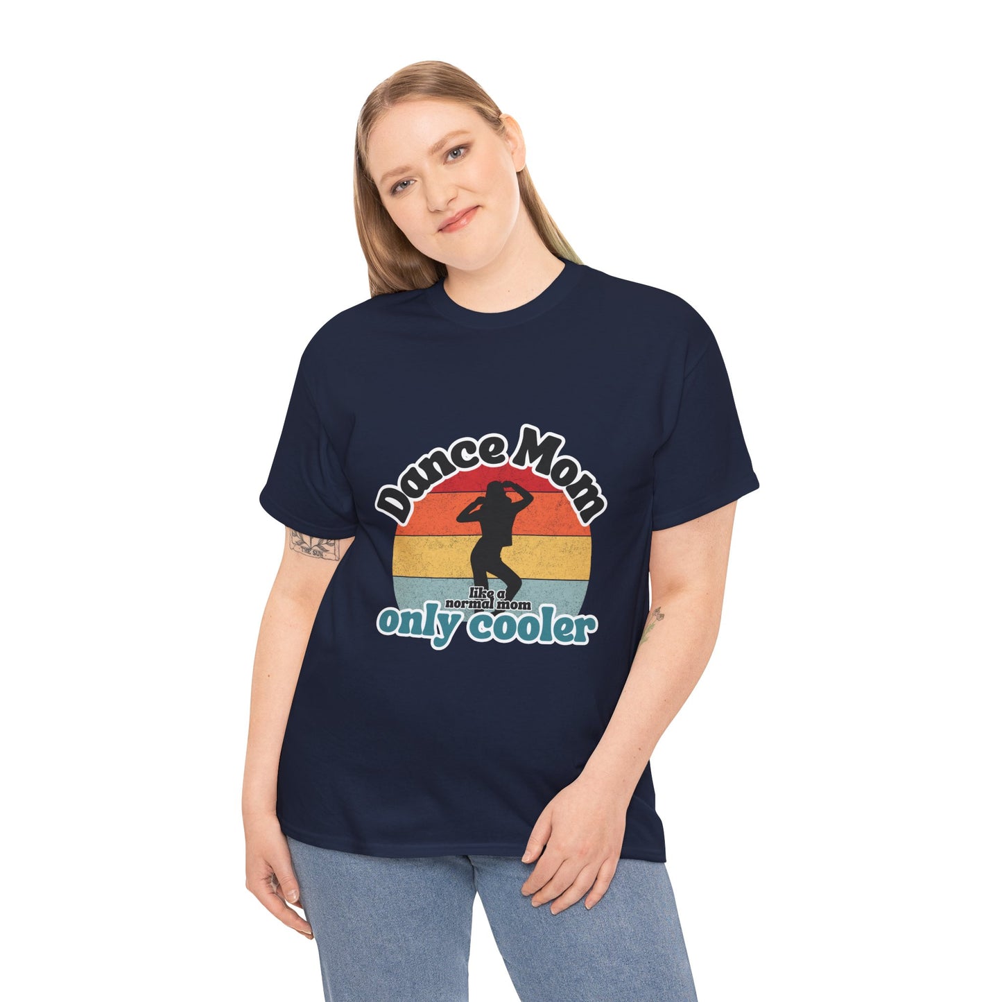 "Dance Mom" T-Shirt – Funny Retro Graphic Tee for Cool Moms | Unisex Heavy Cotton Tee