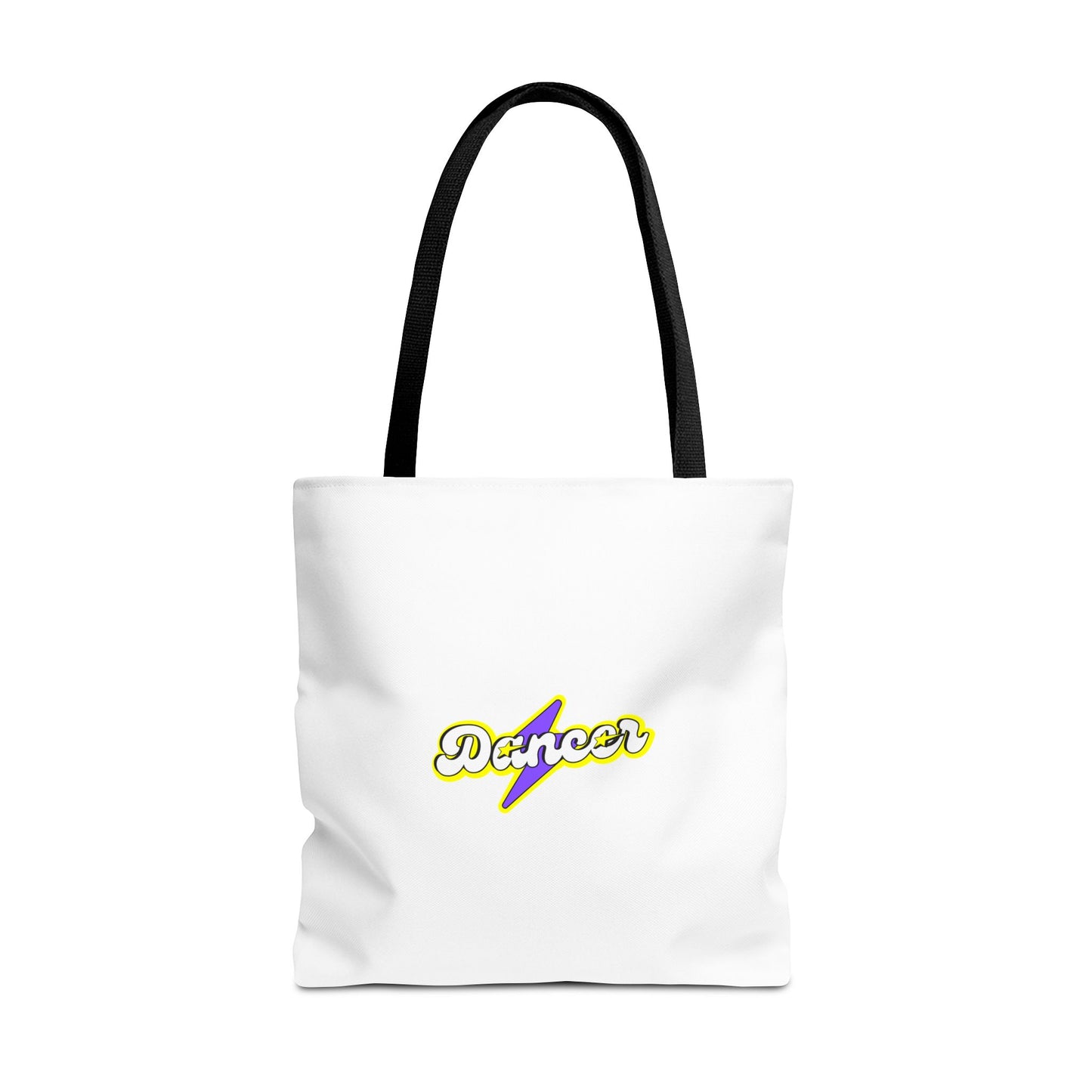 “Dancer” Superhero Graphic Canvas Tote Bag – Bold Dance Tote for Classes, Rehearsals & Everyday Use