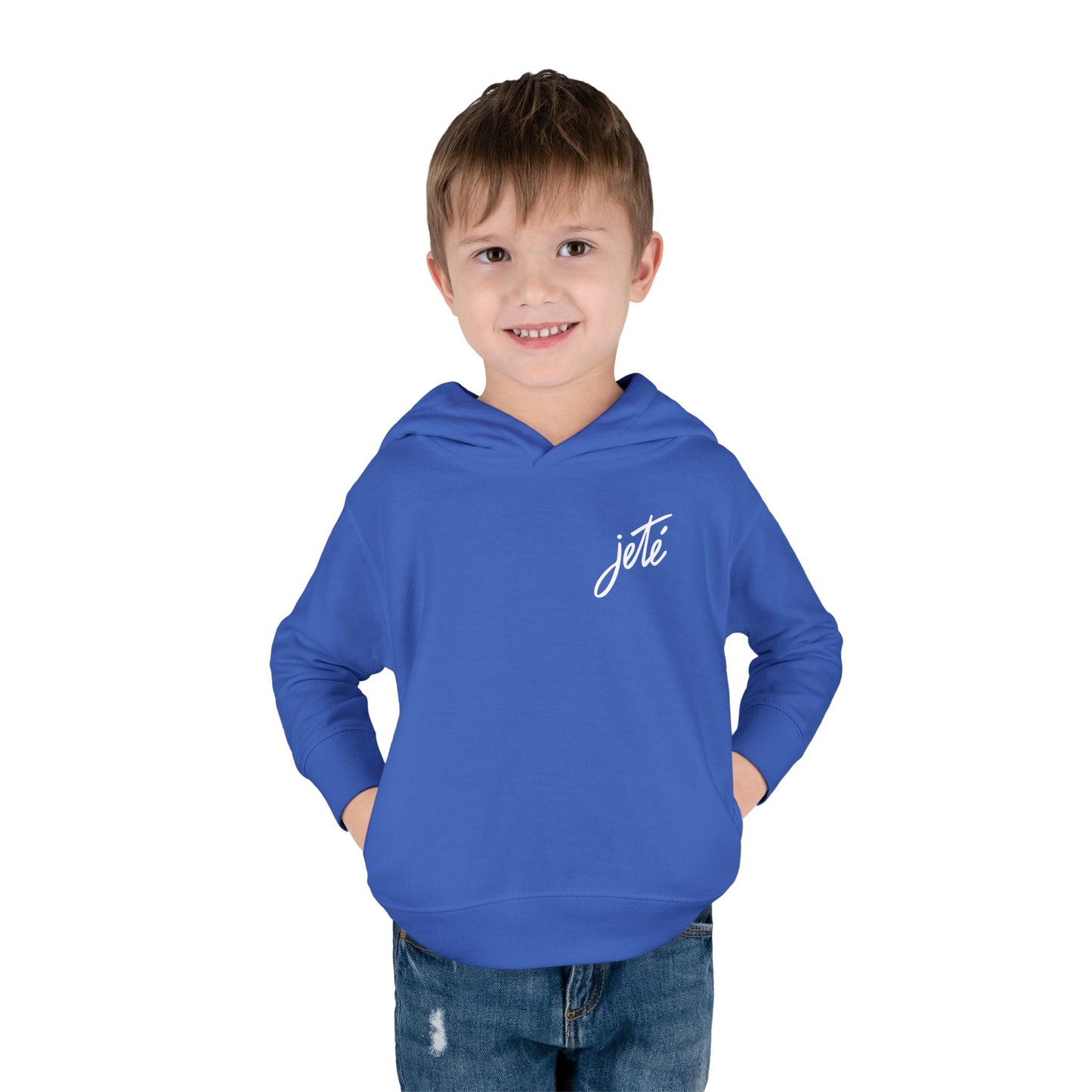 “Jeté” Official Logo | Ballet & Dance Hoodie for Kids & Young Dance Enthusiasts - Toddler Pullover Hoodie