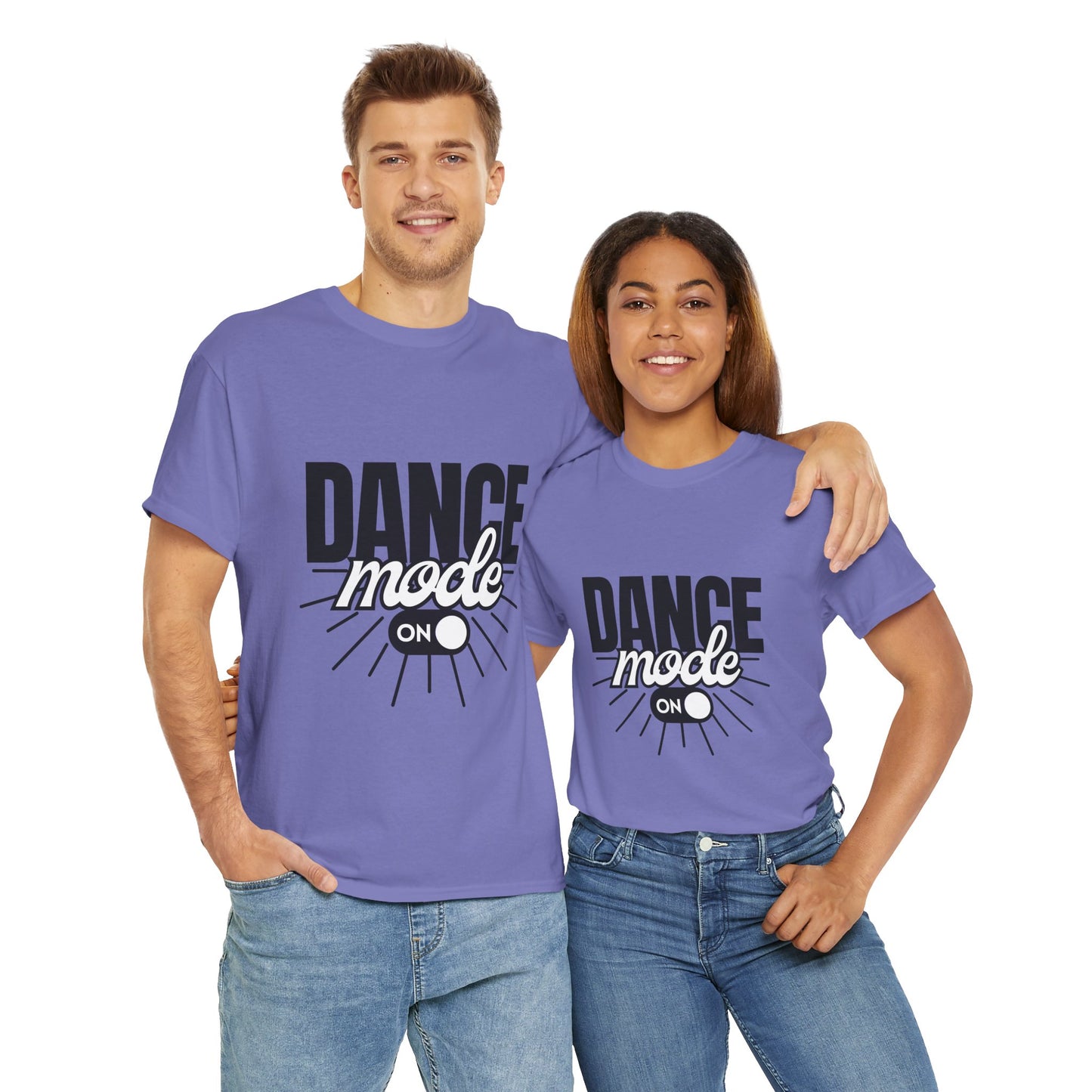 Dance Mode: On Unisex Heavy Cotton T-Shirt – Dance-Inspired Graphic Tee for Adults & Kids