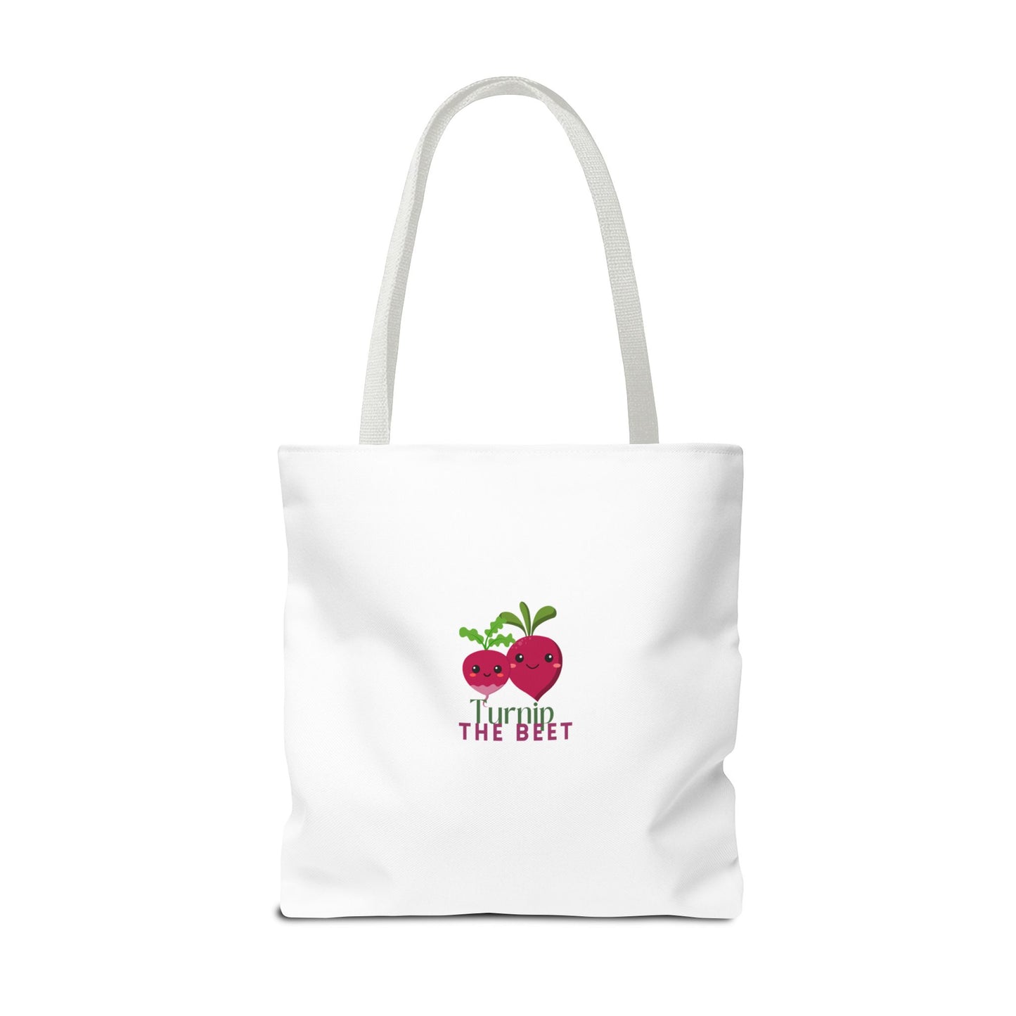 "Turnip the Beet" Canvas Tote Bag – Cute Veggie Graphic Dance-Themed Reusable Bag for Grocery Runs, Dance Class & Everyday Use