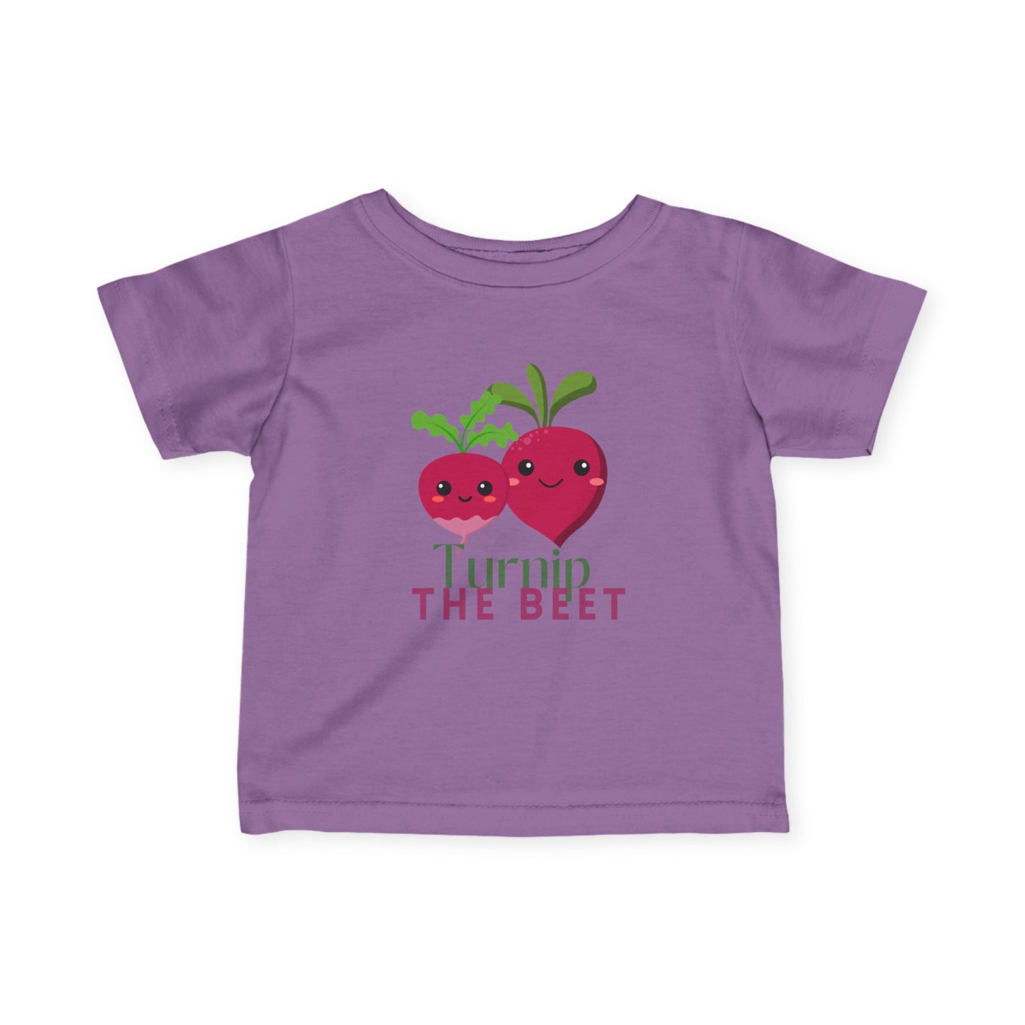 "Turnip the Beet" Cute Veggie Dance Infant Fine Jersey Tee – Funny Baby Dance T-Shirt with Adorable Pepper Graphic