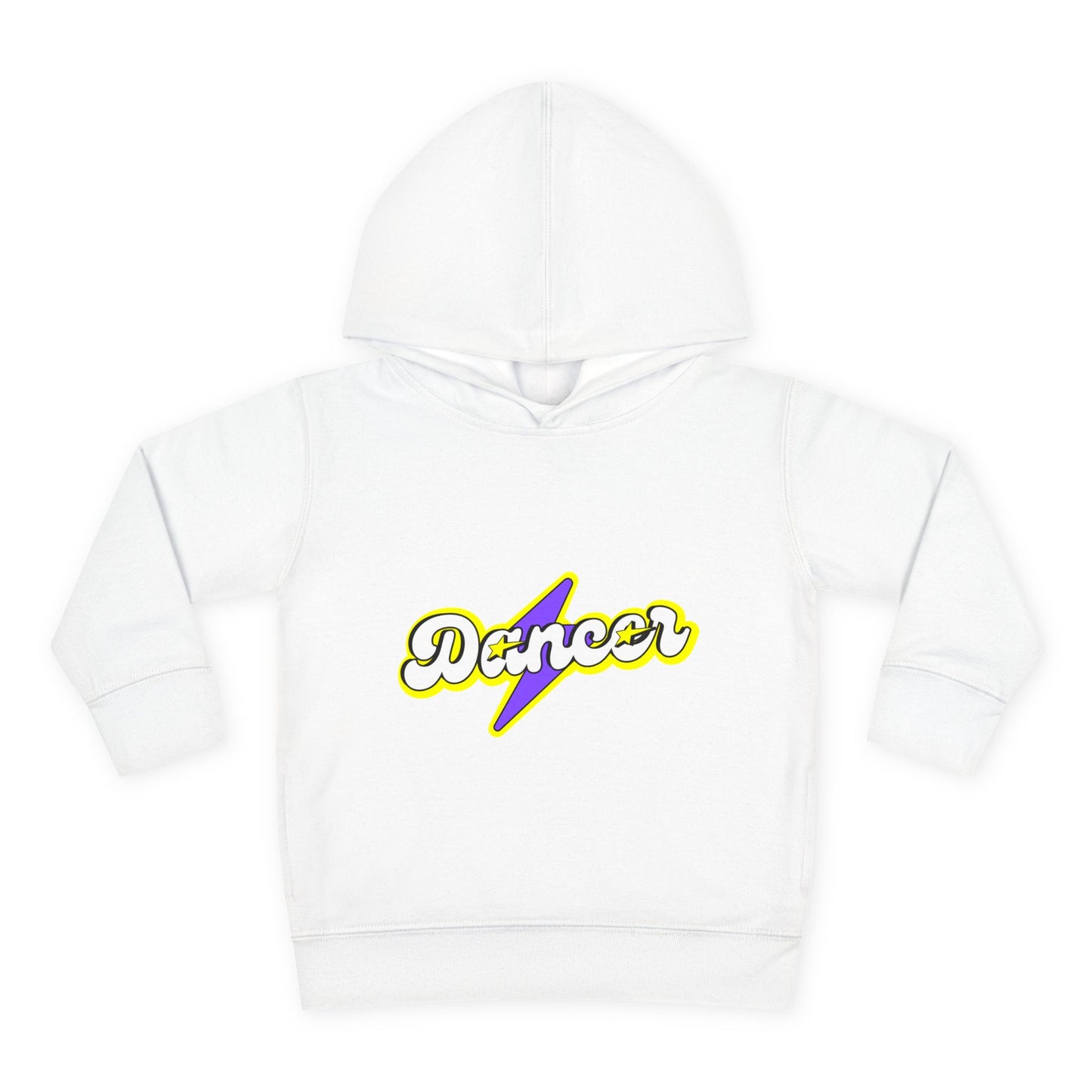 "Dancer" Superhero Toddler Pullover Fleece Hoodie – Cozy Dance-Themed Sweatshirt for Kids