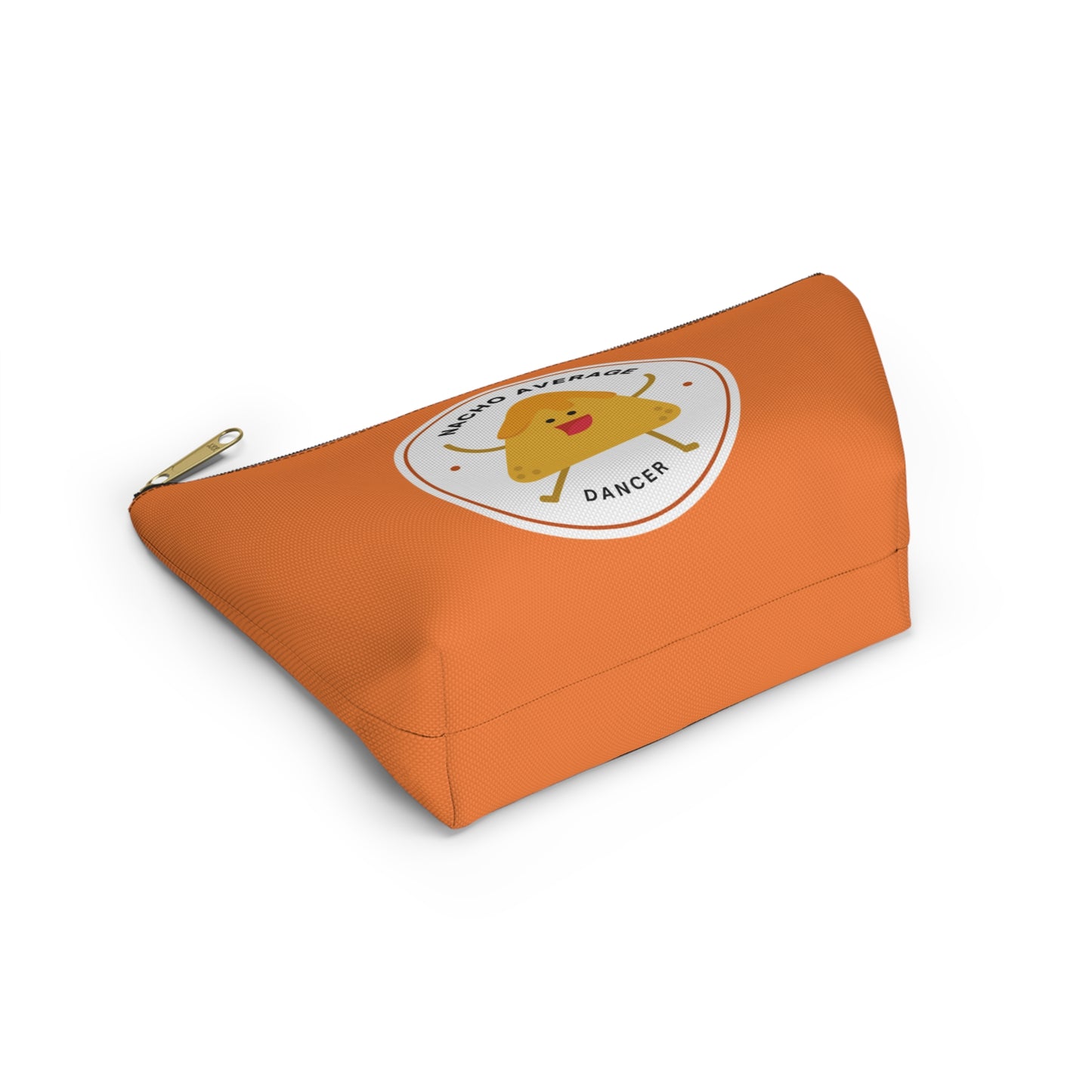 "Nacho Average Dancer" Makeup Bag – Cute Nacho Dance Graphic – Fun Dance-Themed Zipper Pouch for Cosmetics, Accessories & Gifts