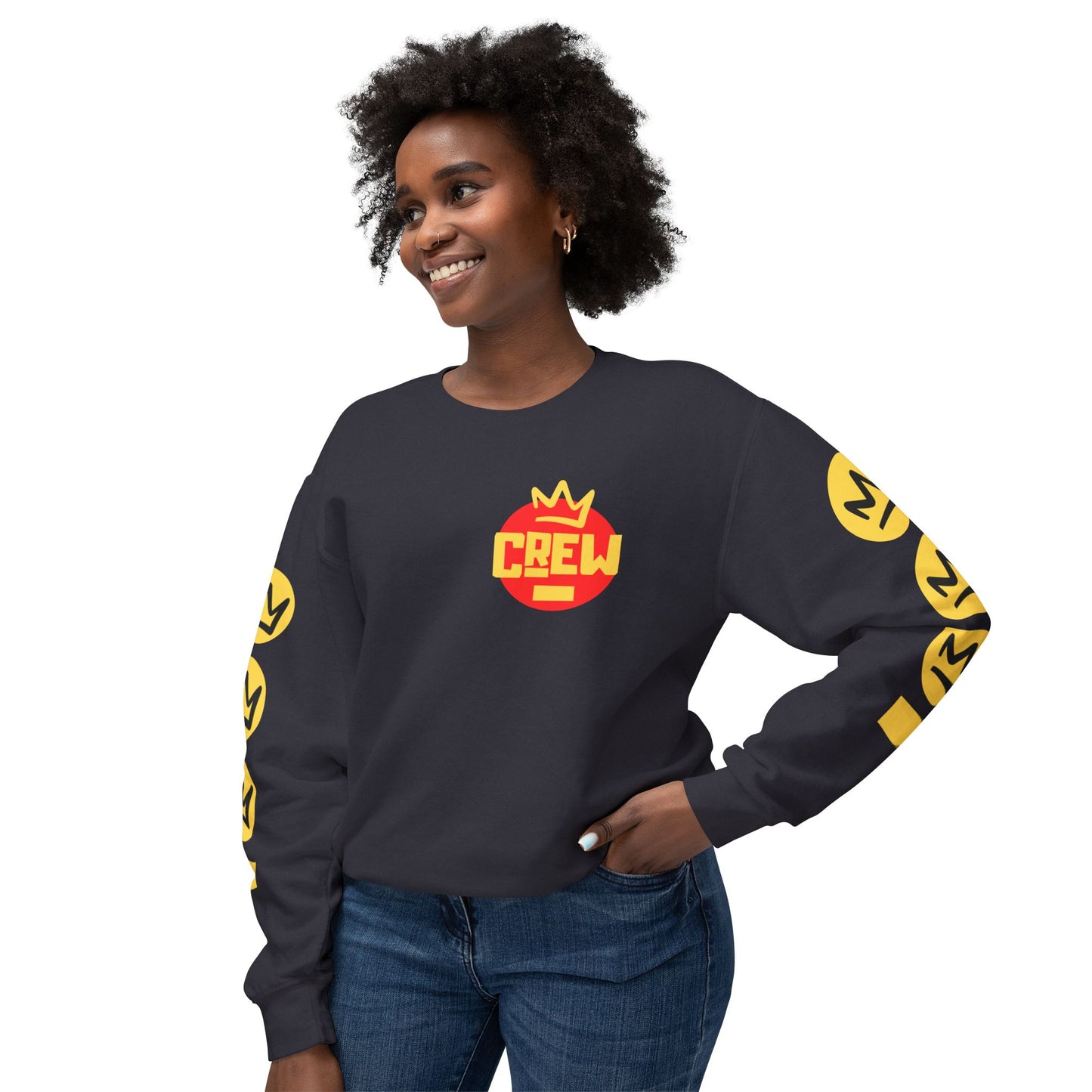 "Full Out" Lightweight Crewneck Sweatshirt – Unisex Streetwear Pullover from the Full Out Premium Collection