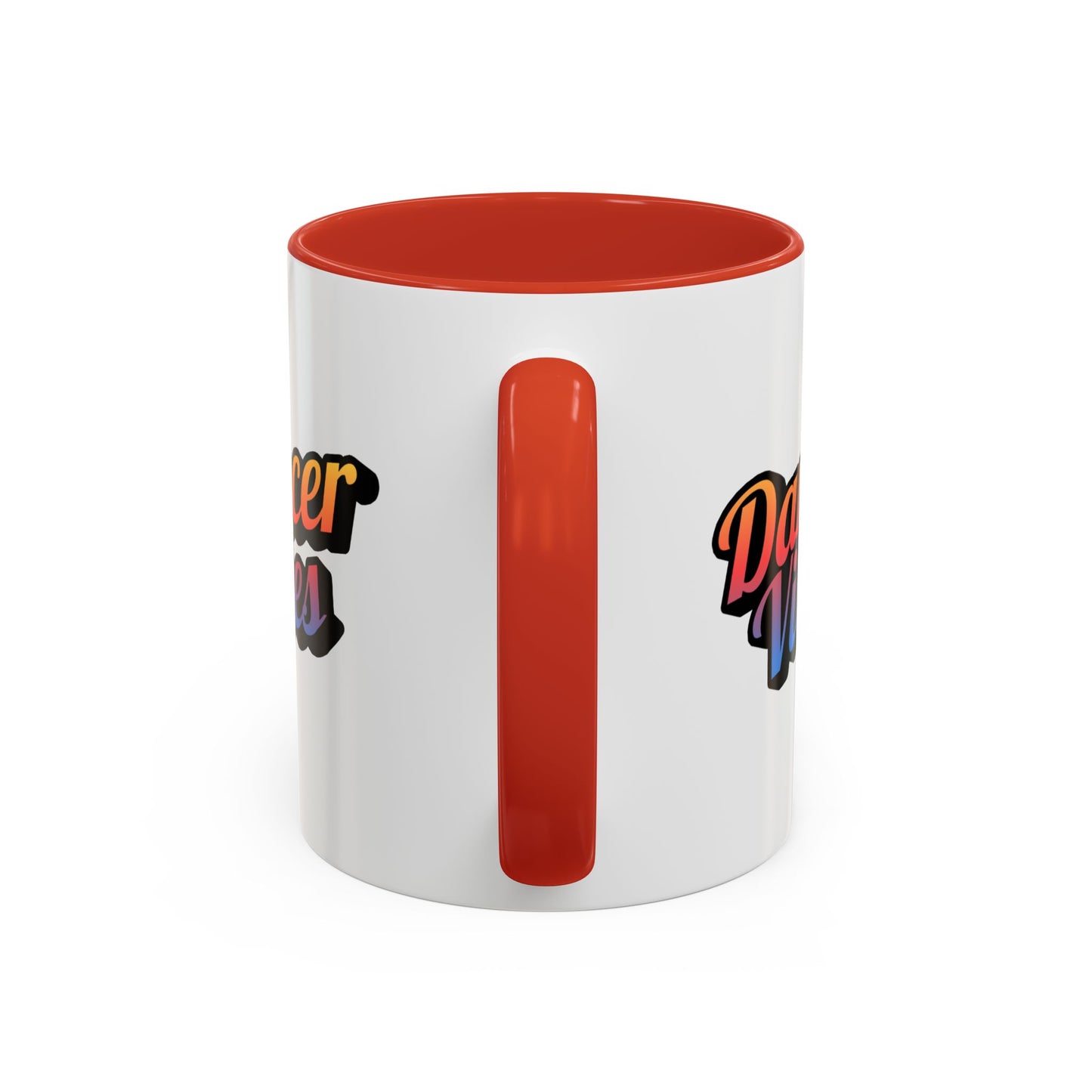 "Dancer Vibes" Accent Coffee Mug – Stylish Ceramic Mug for Dance Lovers and Performers