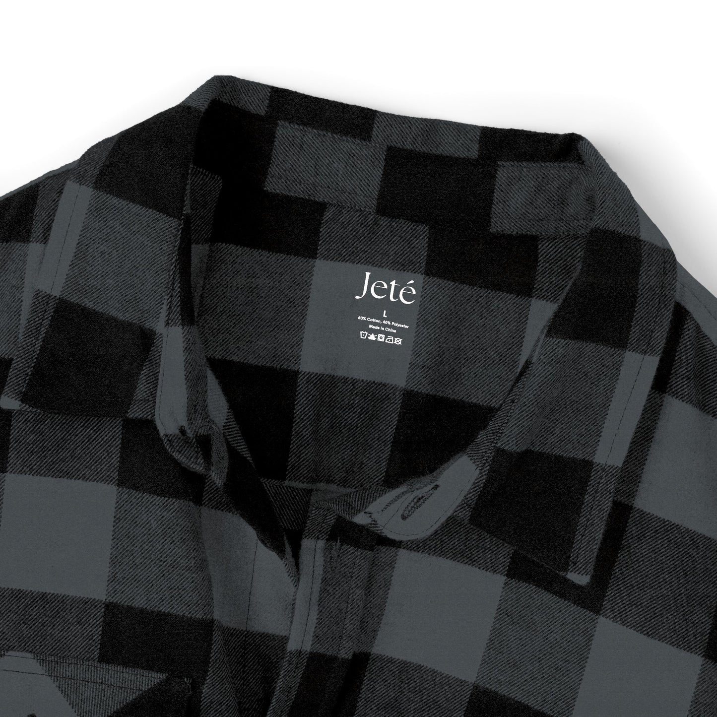 Levels Premium Collection Flannel Shirt – Unisex Streetwear Button-Up with "Levels Pictures Textures" Front Text and Bold Dancer Silhouette Back Graphic