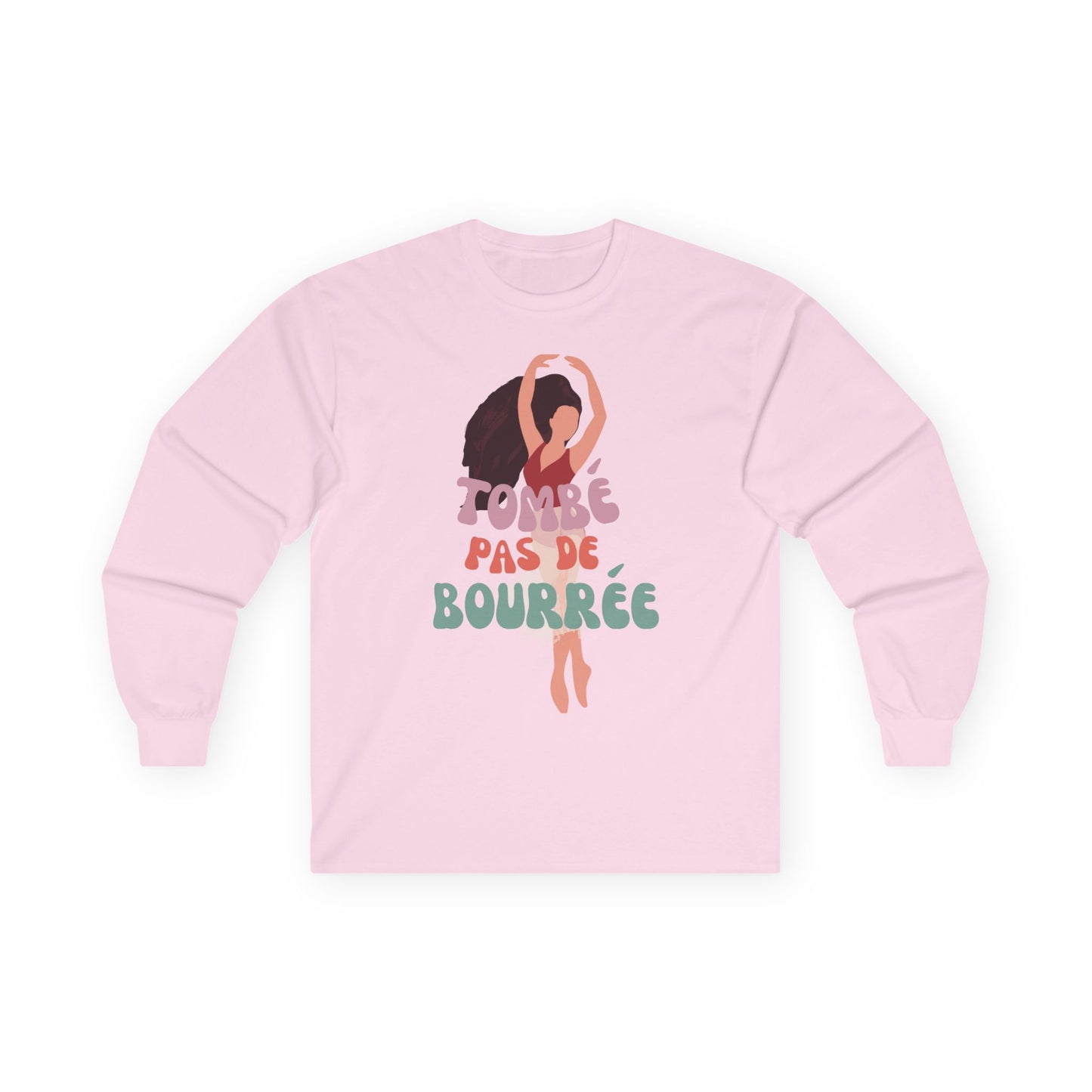 "Tombé Pas de Bourrée" Dance Long Sleeve Shirt – Unisex Ultra Cotton Tee with Bold Ballet Graphic