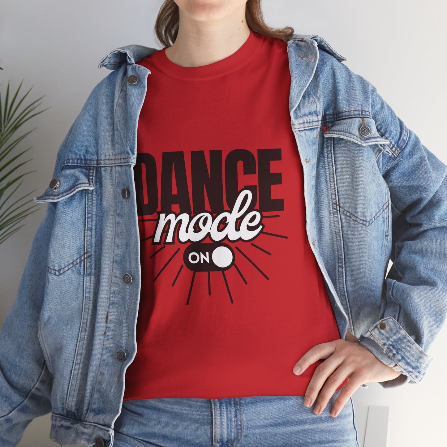 Dance Mode: On Unisex Heavy Cotton T-Shirt – Dance-Inspired Graphic Tee for Adults & Kids