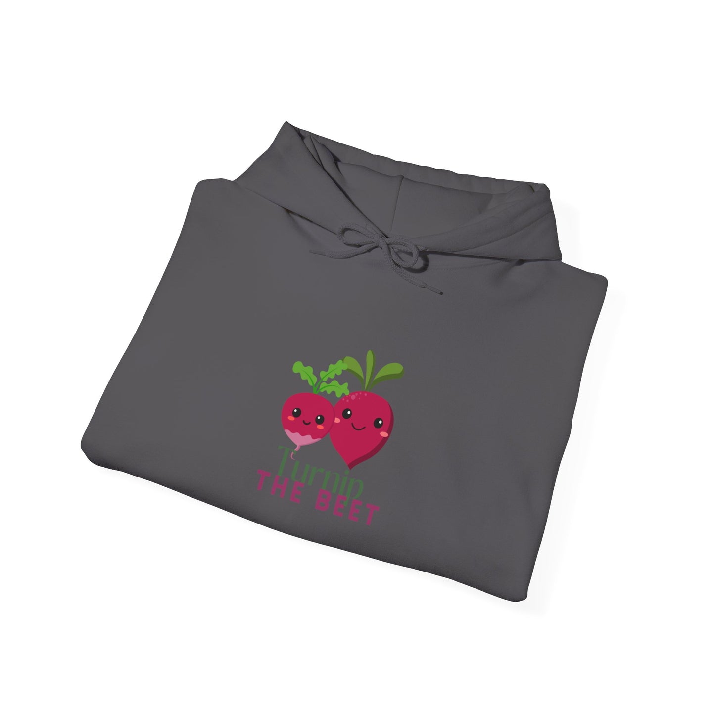 "Turnip the Beet" Unisex Hooded Sweatshirt – Funny Dance Pun Hoodie with Cute Veggie Graphic | Cozy Gift for Dancers & Foodie Fans