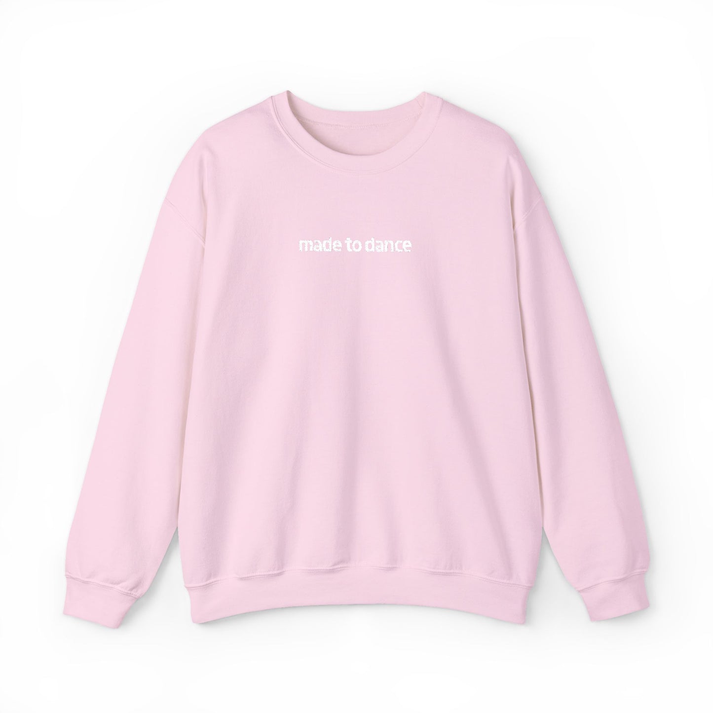 “Made to Dance" Unisex Heavy Blend™ Crewneck Sweatshirt – Embroidered Dance-Inspired Pullover for Adults & Kids
