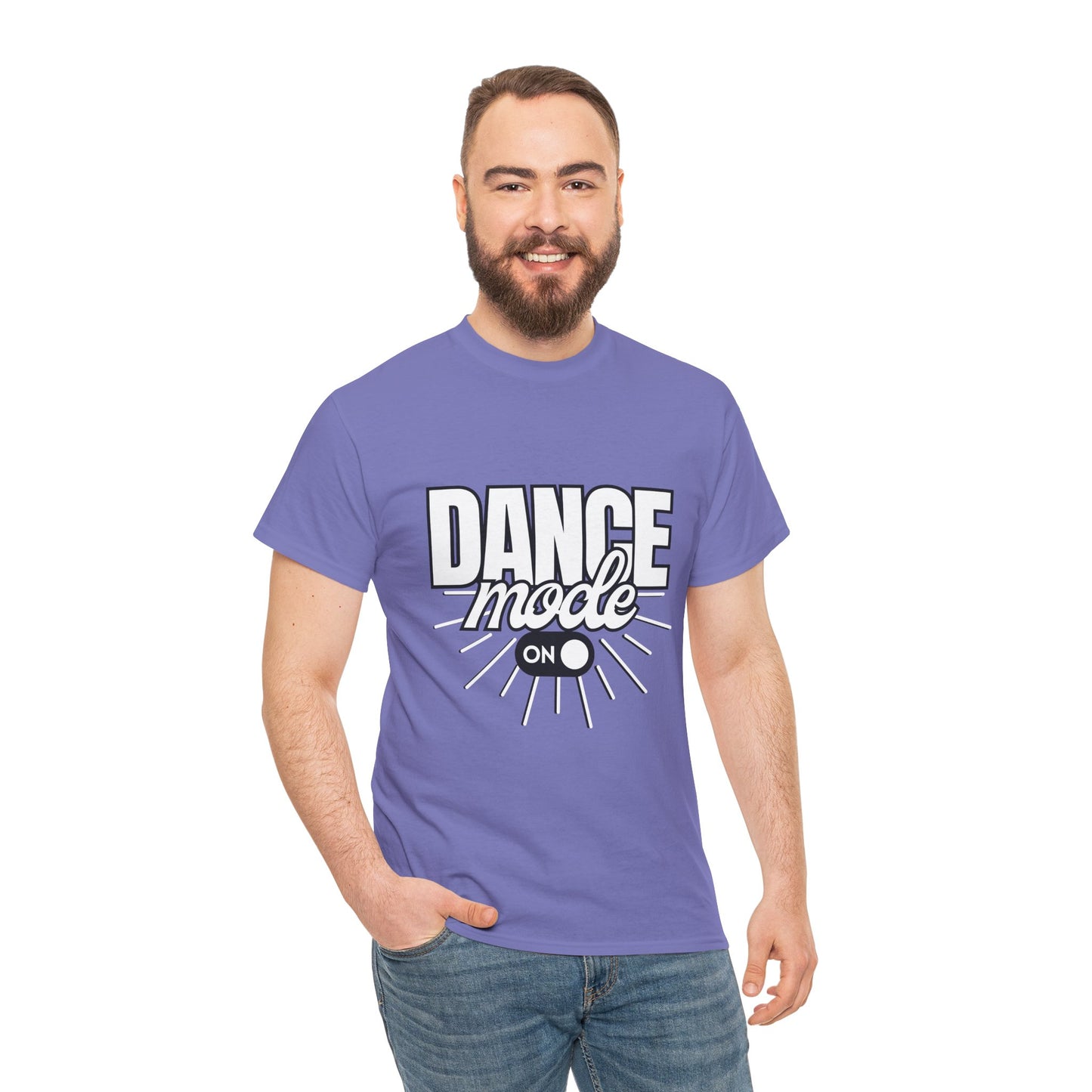 Dance Mode: On Unisex Heavy Cotton T-Shirt – Dance-Inspired Graphic Tee for Adults & Kids