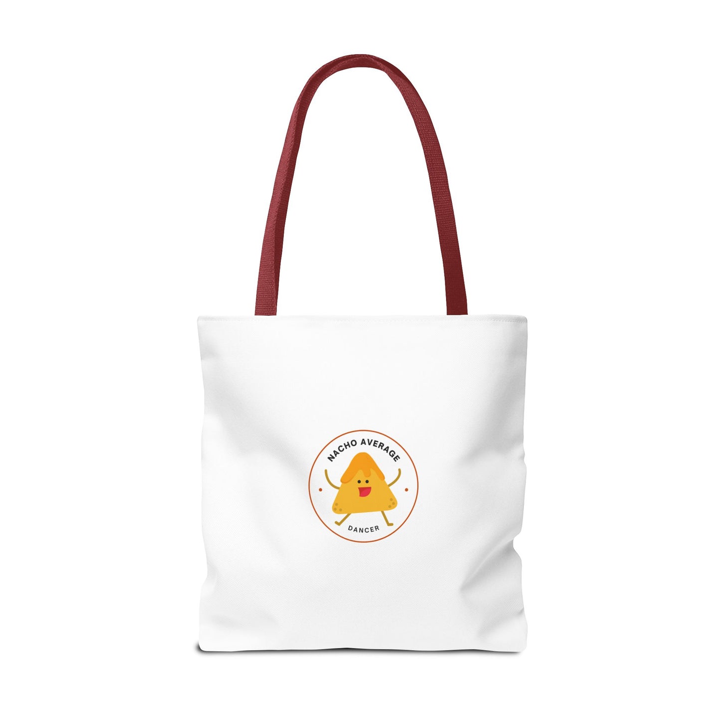 "Nacho Average Dancer" Canvas Tote Bag – Funny Kawaii Dance Tote with Nacho Graphic for Dancers & Dance Moms