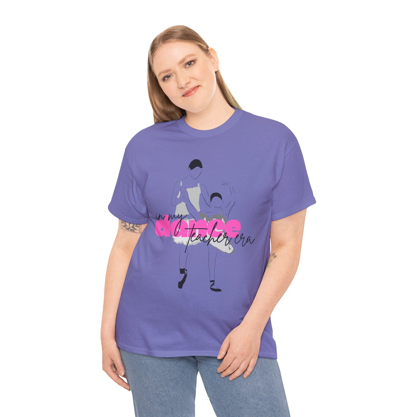 "In My Dance Teacher Era" Ballet Graphic Unisex Heavy Cotton Tee – Ballet Instructor Gift Shirt