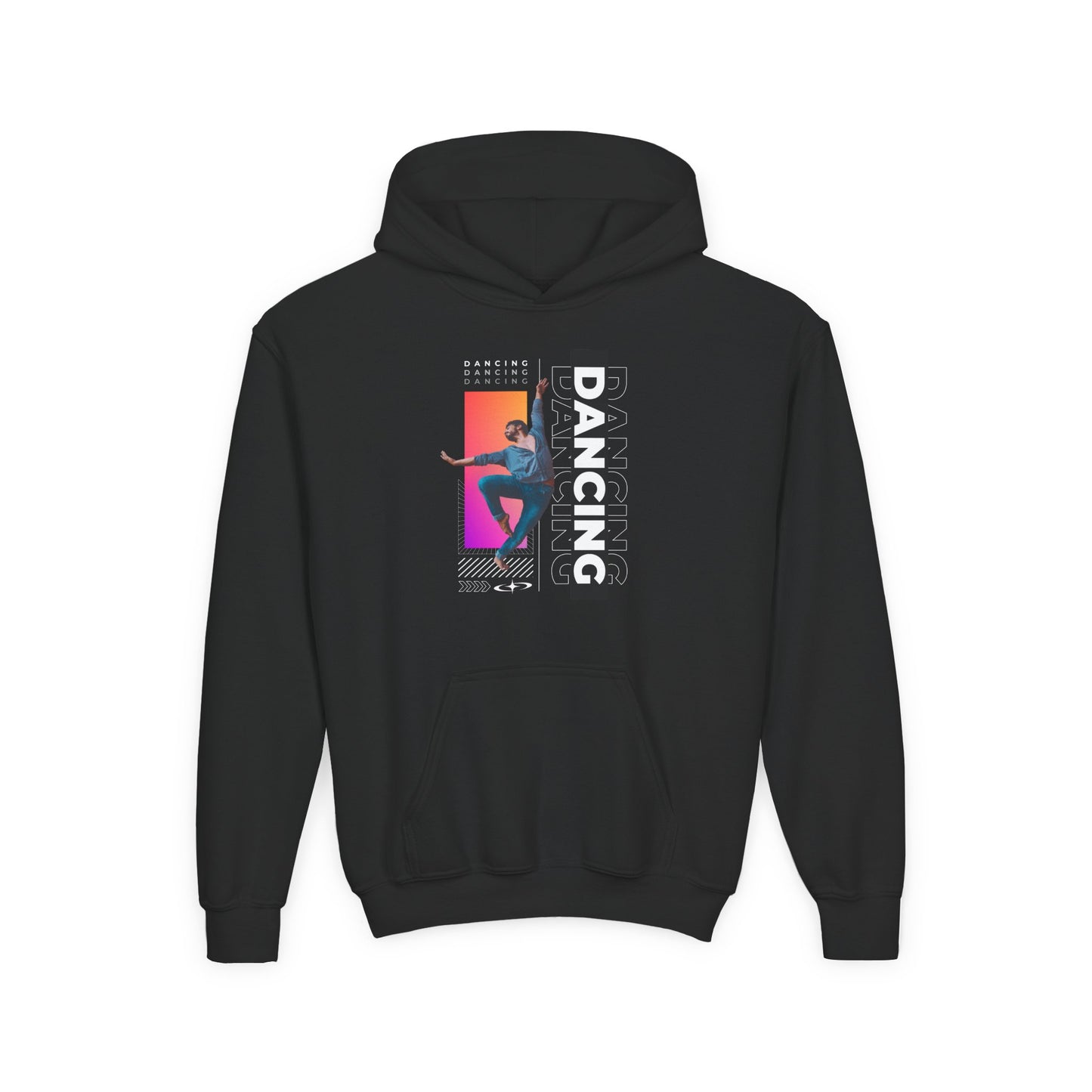 “Dancing” Male Dancer Streetwear Graphic | Unisex Youth Hoodie – Dance Hoodie for Kids & Young Performers