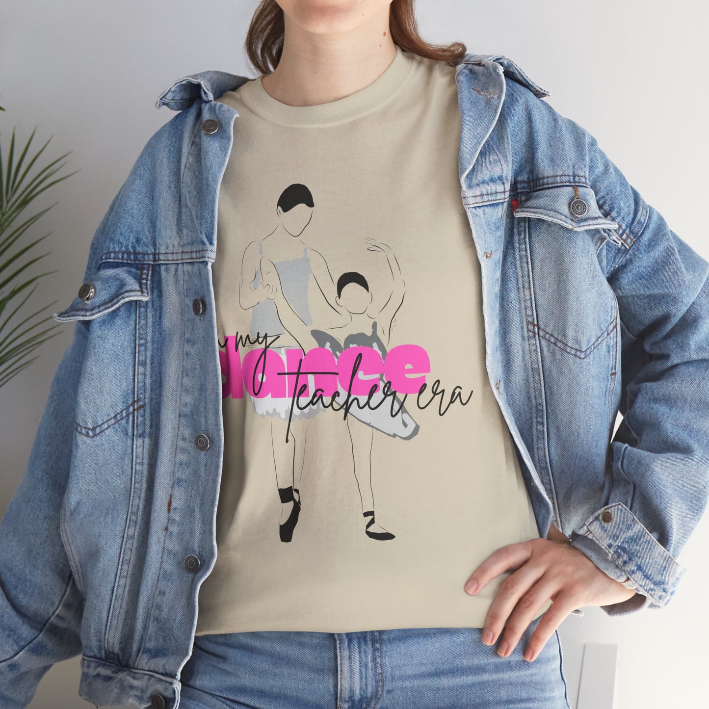 "In My Dance Teacher Era" Ballet Graphic Unisex Heavy Cotton Tee – Ballet Instructor Gift Shirt