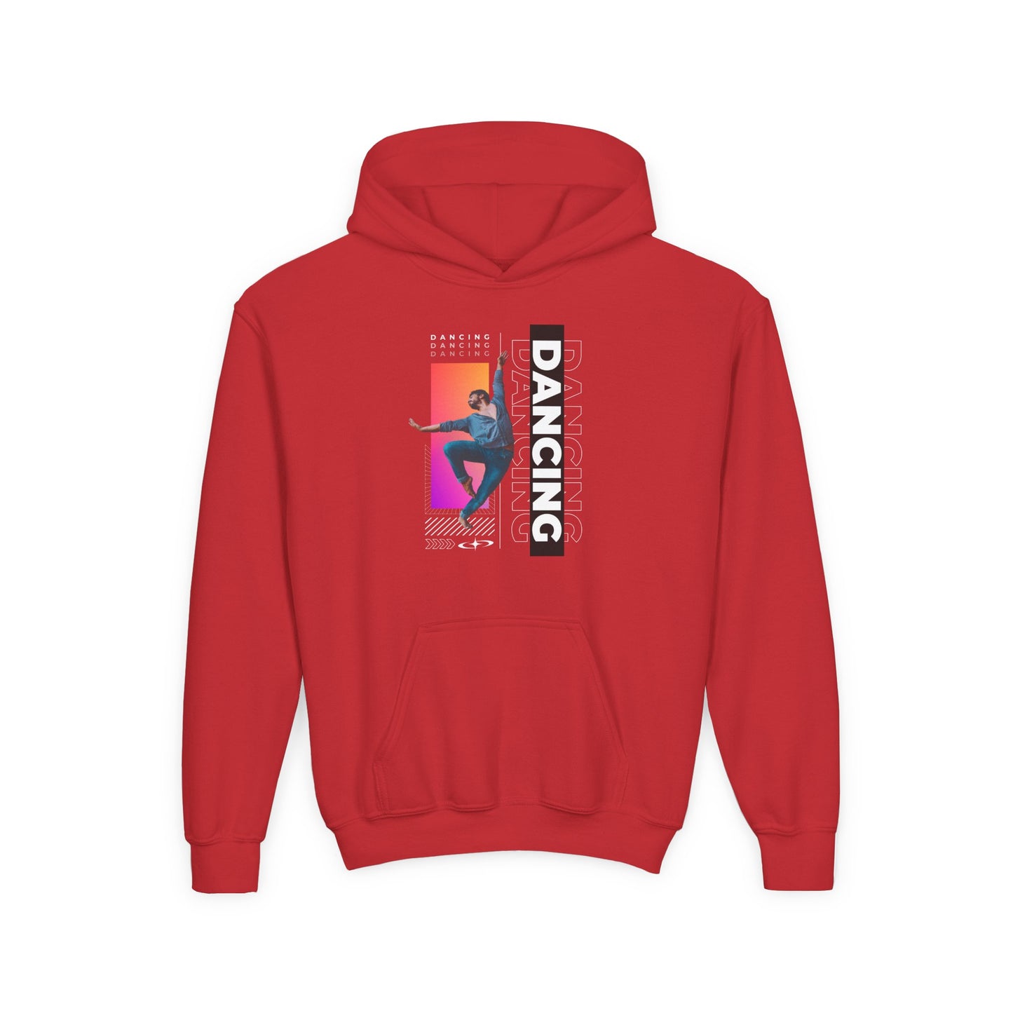 “Dancing” Male Dancer Streetwear Graphic | Unisex Youth Hoodie – Dance Hoodie for Kids & Young Performers