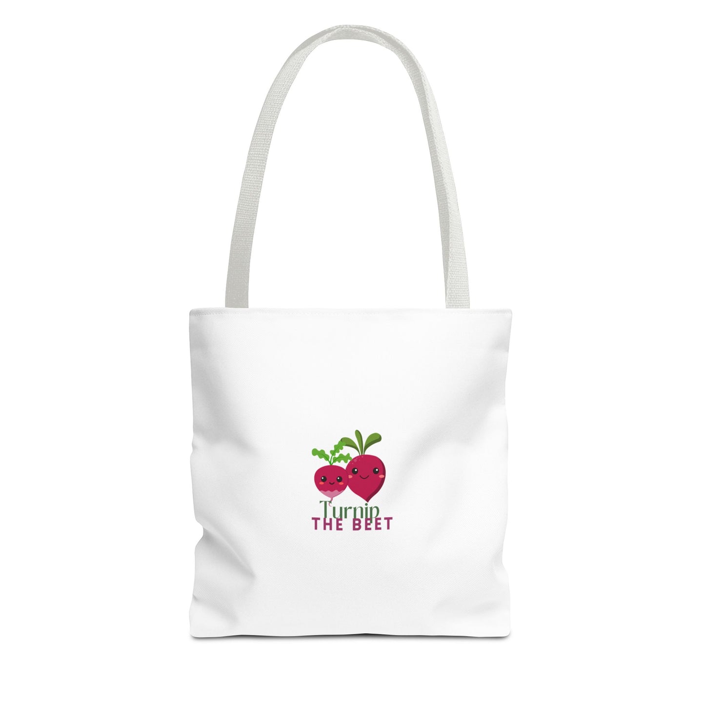 "Turnip the Beet" Canvas Tote Bag – Cute Veggie Graphic Dance-Themed Reusable Bag for Grocery Runs, Dance Class & Everyday Use