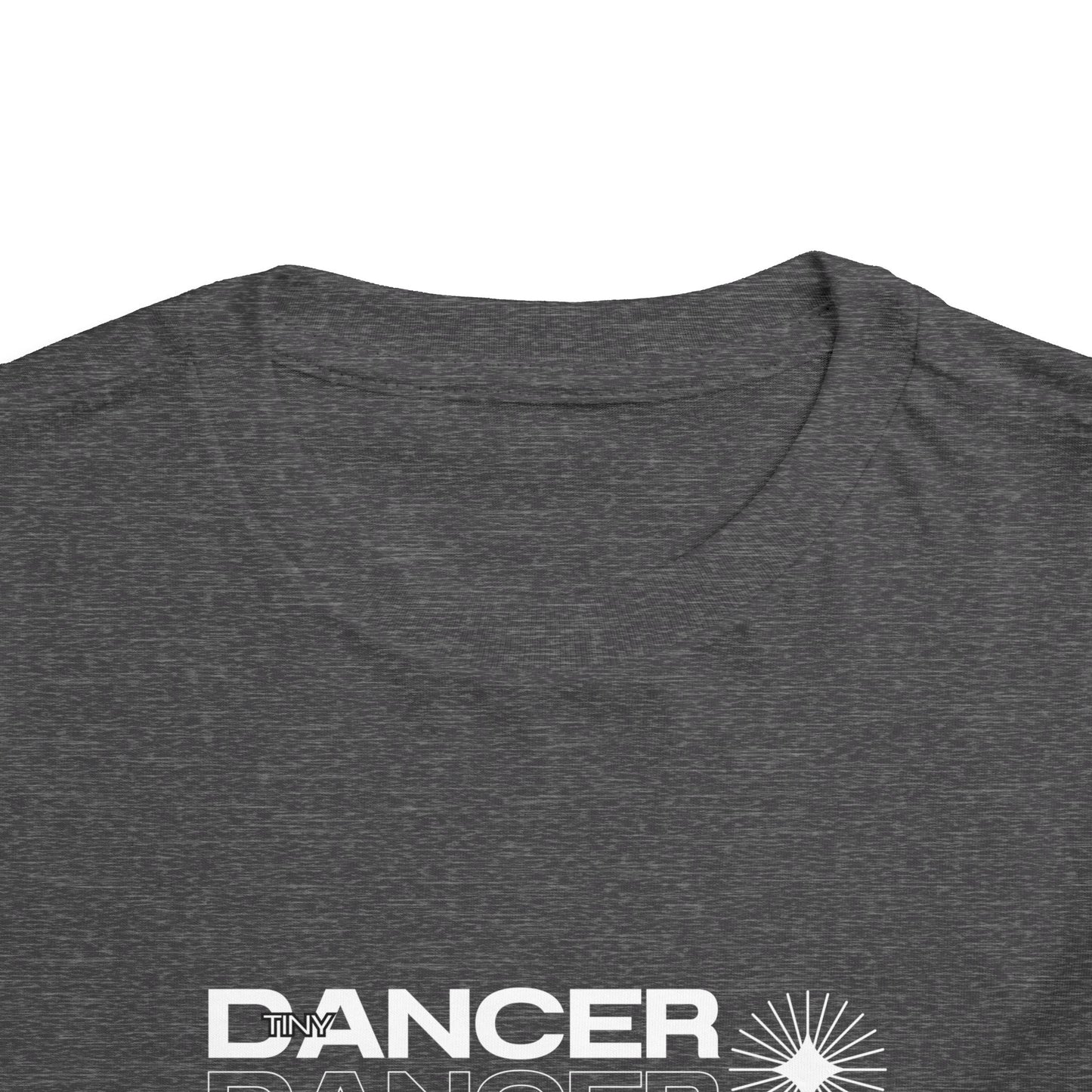 “Tiny Dancer" Toddler Short Sleeve T-Shirt – Streetwear-Inspired Ballet Class Graphic Tee for Kids
