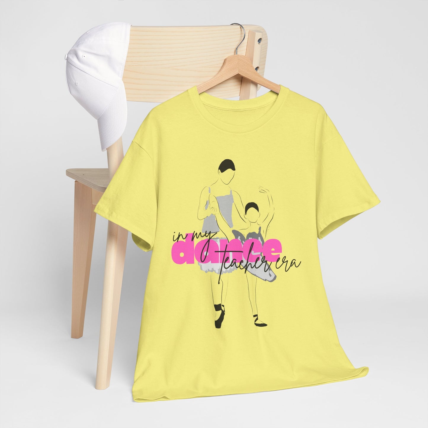 "In My Dance Teacher Era" Ballet Graphic Unisex Heavy Cotton Tee – Ballet Instructor Gift Shirt