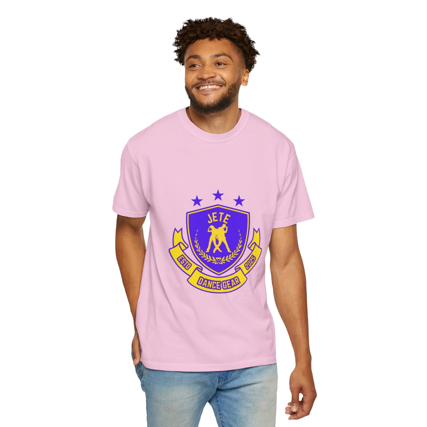 "Jeté Dance Gear" Unisex Garment-Dyed T-Shirt – Collegiate-Style Graphic Tee – Dance Apparel for Dancers & Performers