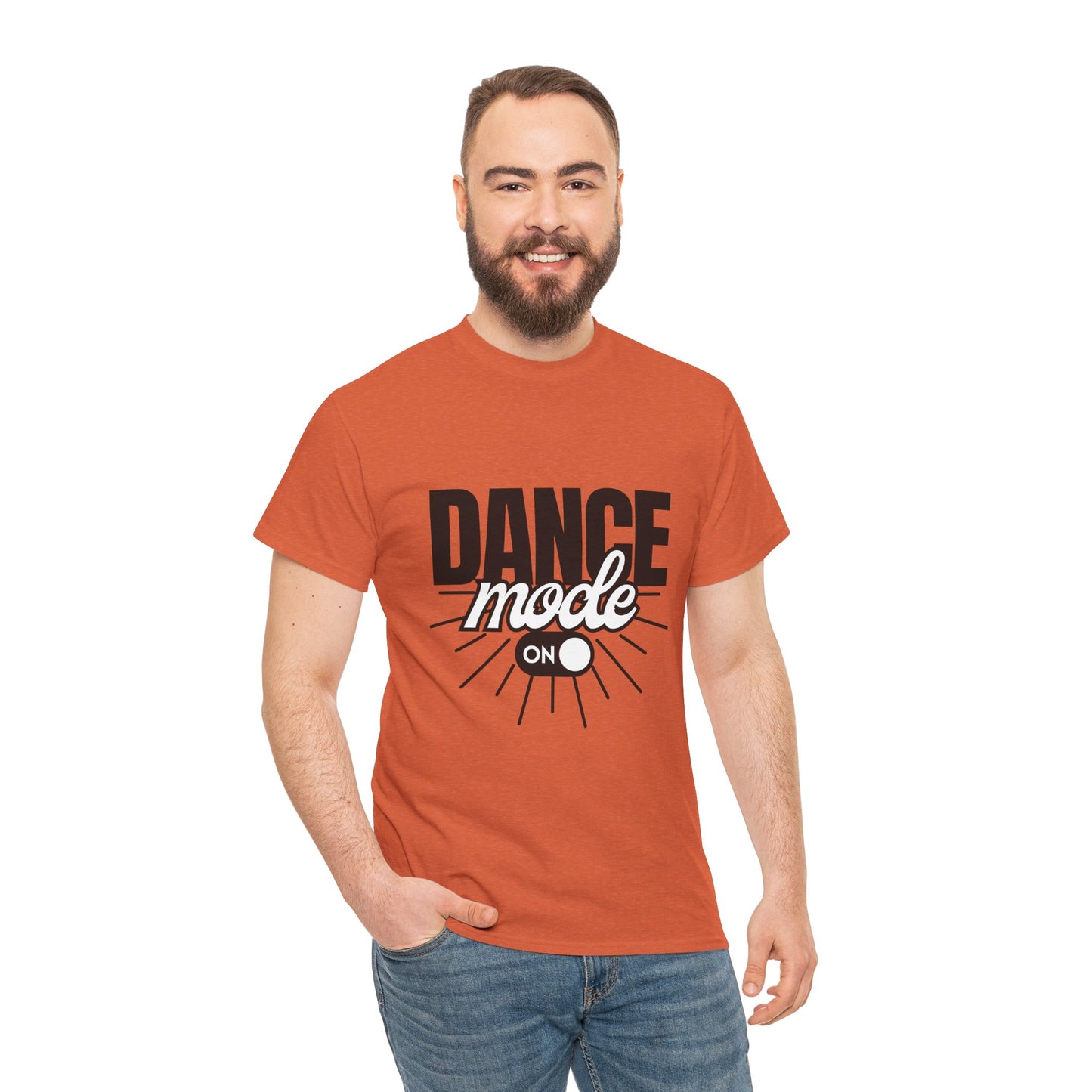 Dance Mode: On Unisex Heavy Cotton T-Shirt – Dance-Inspired Graphic Tee for Adults & Kids