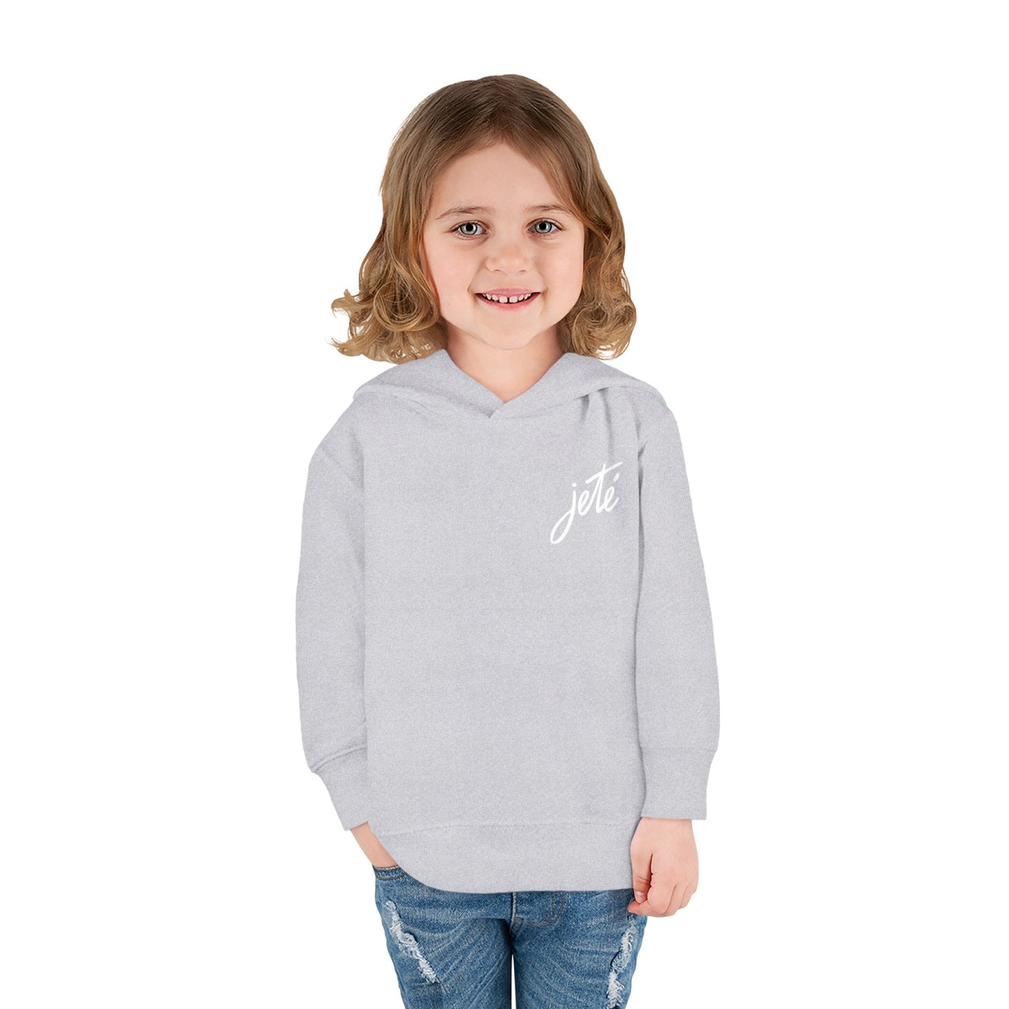 “Jeté” Official Logo | Ballet & Dance Hoodie for Kids & Young Dance Enthusiasts - Toddler Pullover Hoodie