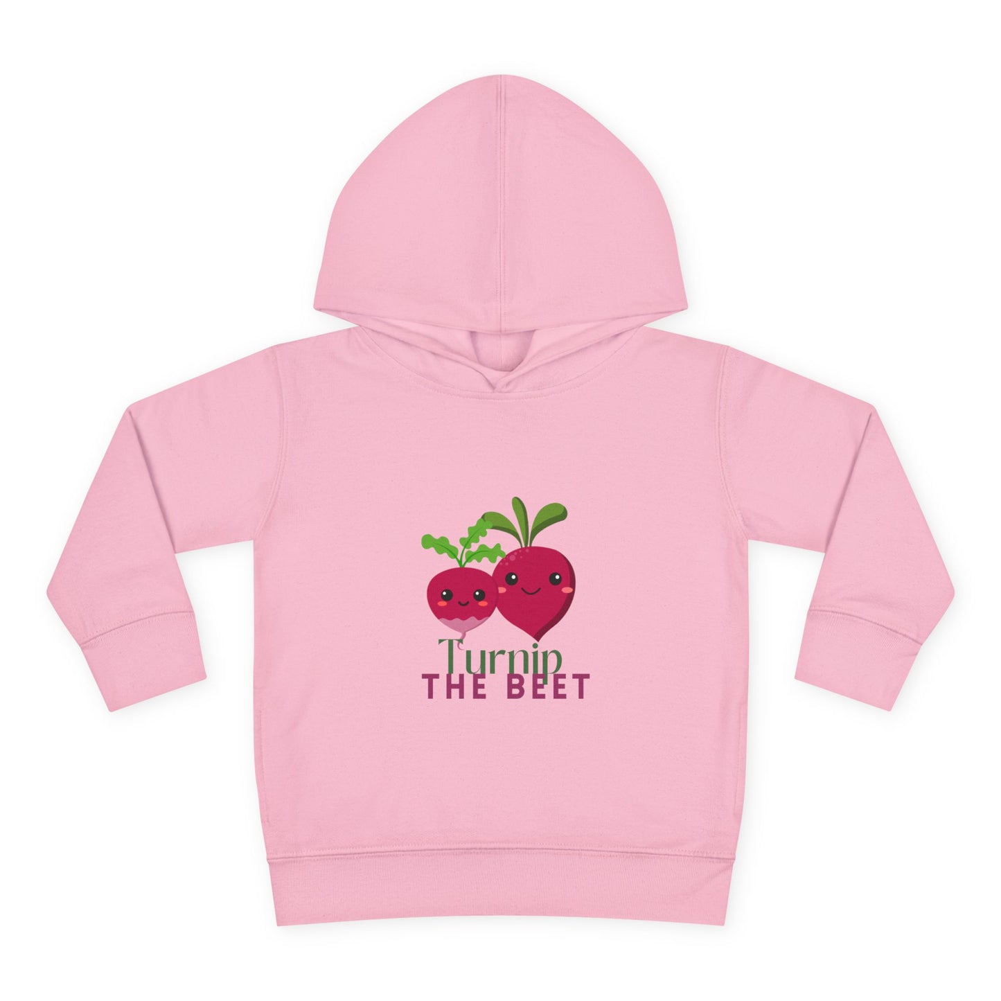 "Turnip the Beet "Toddler Pullover Hoodie – Cute Vegetable Dance Pun Graphic Fleece Sweatshirt for Kids