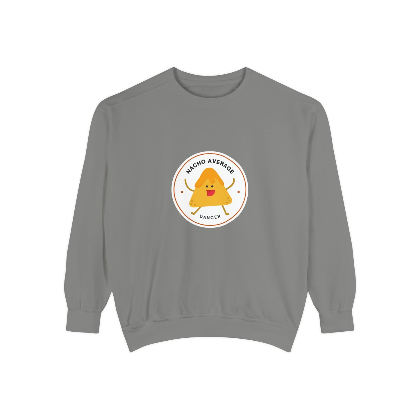 "Nacho Average Dancer" Unisex Lightweight Crewneck Sweatshirt – Cute Dance Pun Pullover with Fun Nacho Graphic for Dancers & Foodie Fans