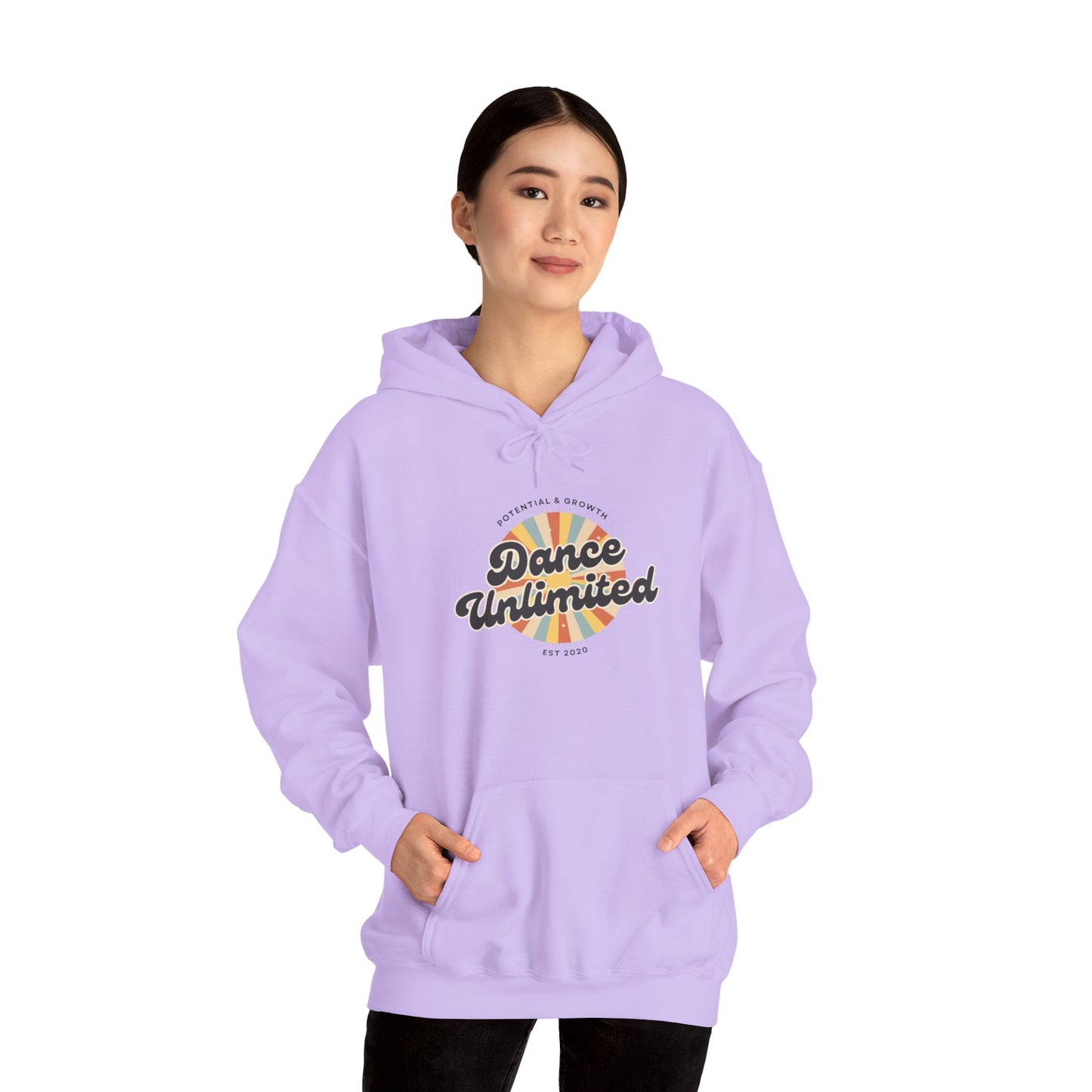 "Dance Unlimited – Potential & Growth" Retro Unisex Hoodie Dance-Inspired Sweatshirt