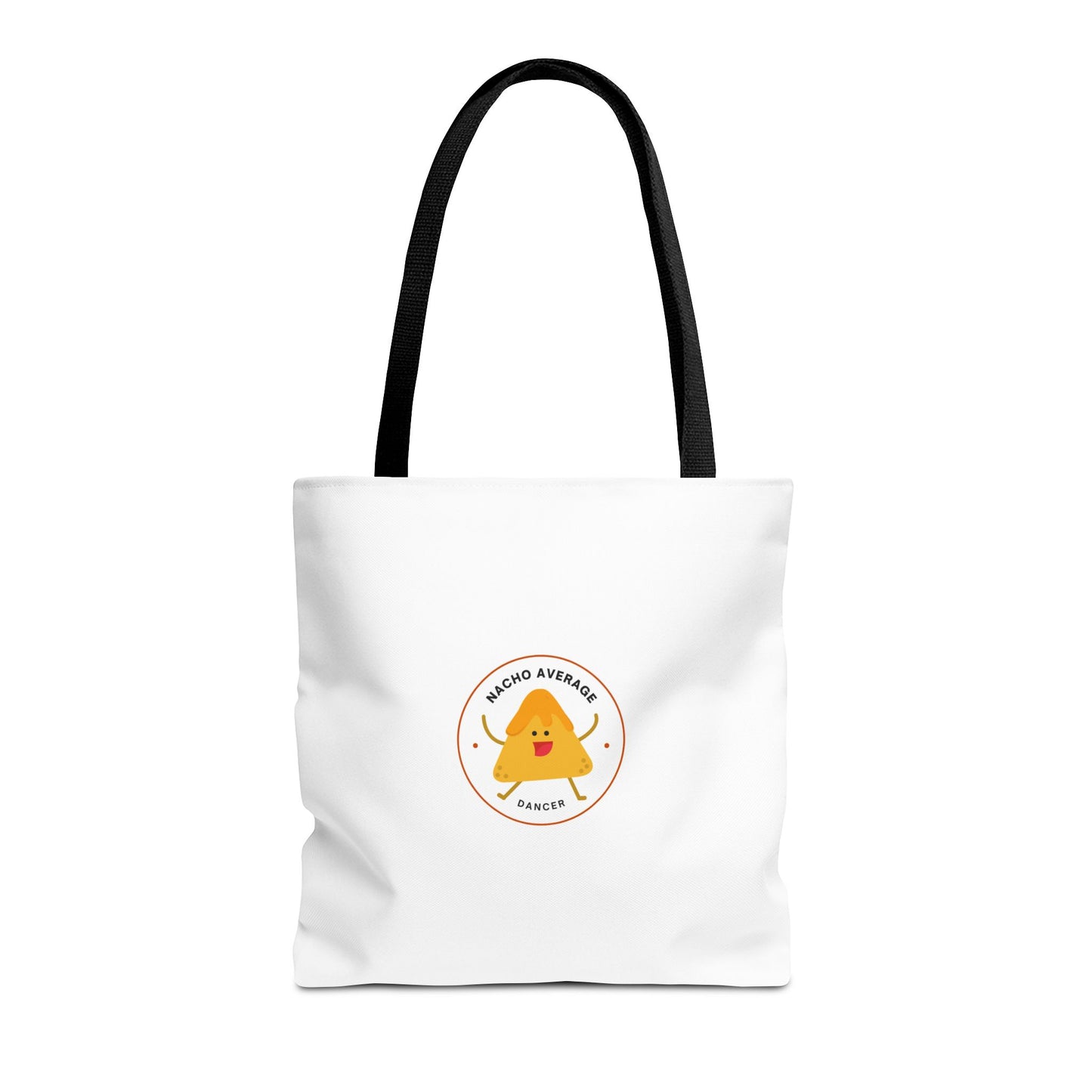 "Nacho Average Dancer" Canvas Tote Bag – Funny Kawaii Dance Tote with Nacho Graphic for Dancers & Dance Moms