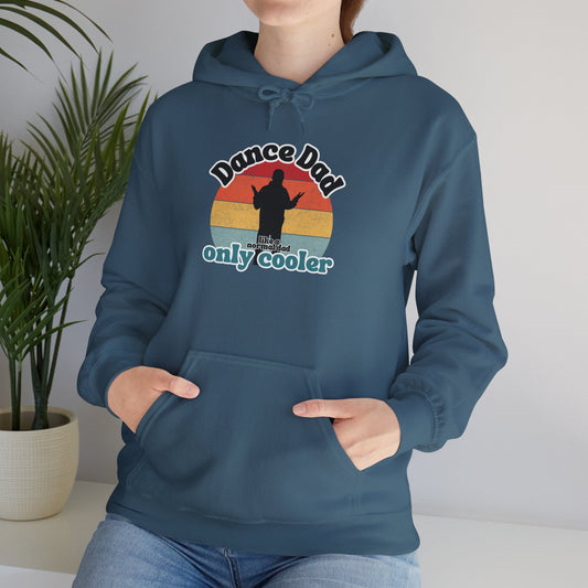 Dance Dad Retro Hoodie – Funny Unisex Heavy Blend™ Hooded Sweatshirt for Cool Dance Dads
