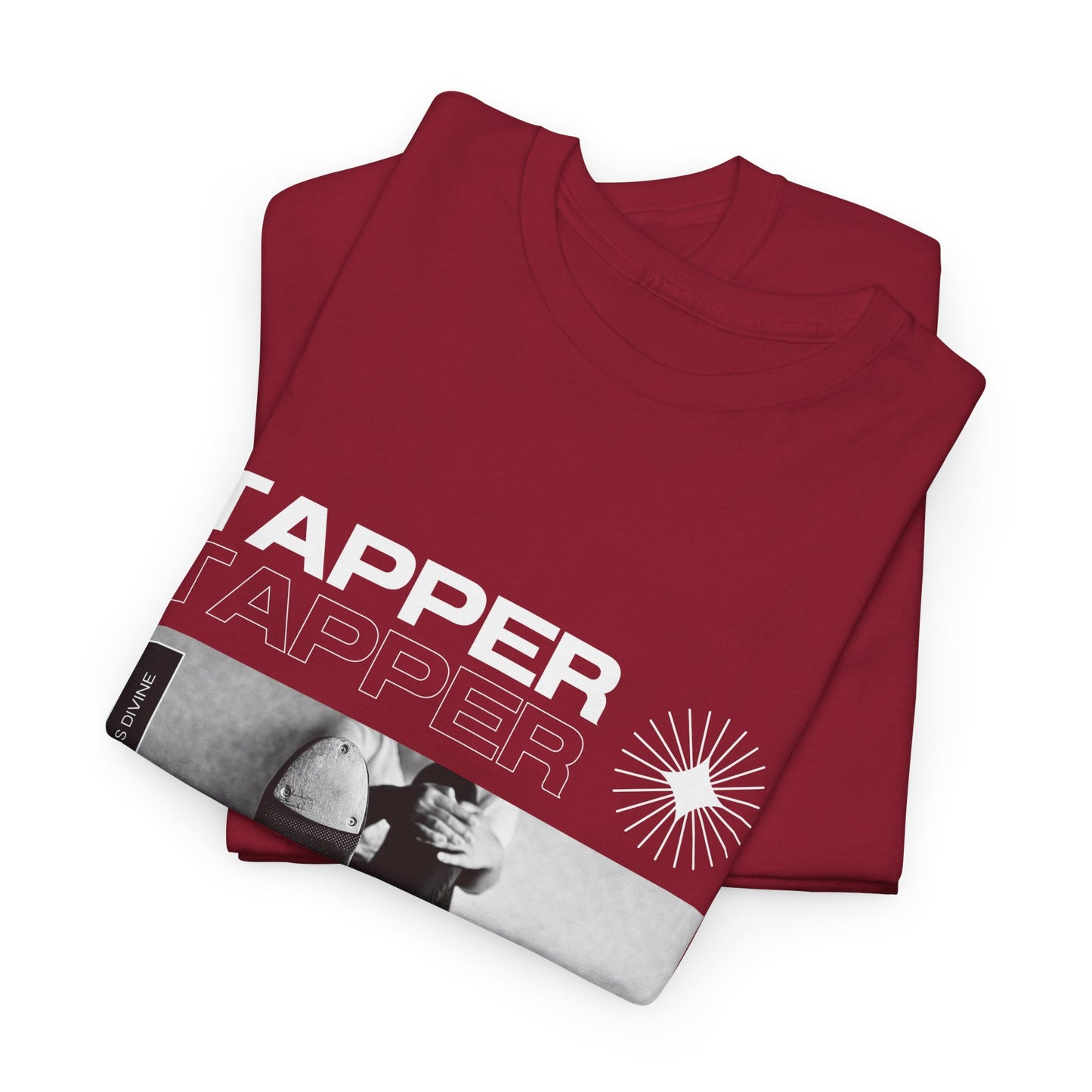 “Tapper” Tap Dance Unisex Heavy Cotton Tee – Streetwear-Inspired Tap Shoes Graphic T-Shirt for Dancers