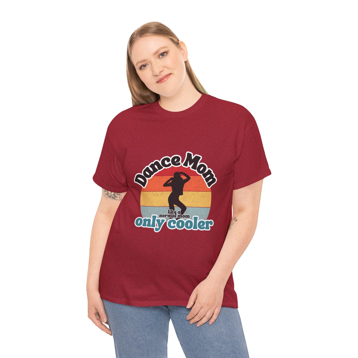 "Dance Mom" T-Shirt – Funny Retro Graphic Tee for Cool Moms | Unisex Heavy Cotton Tee