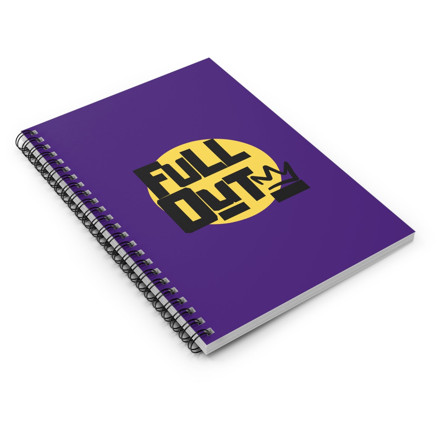 "Full Out" Spiral Notebook – Streetwear Dance Journal for Choreographers, Dancers & Hip Hop Lovers