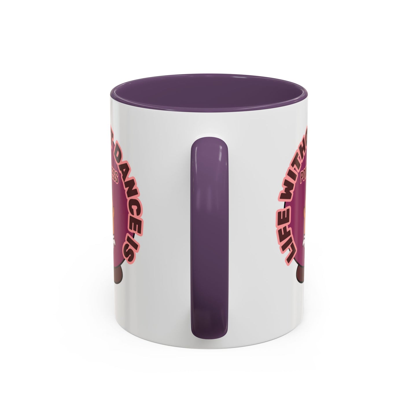 "Life Without Dance Is Pointeless" – Cute Capybara Accent Coffee Mug | Dance-Themed Ceramic Mug for Dancers