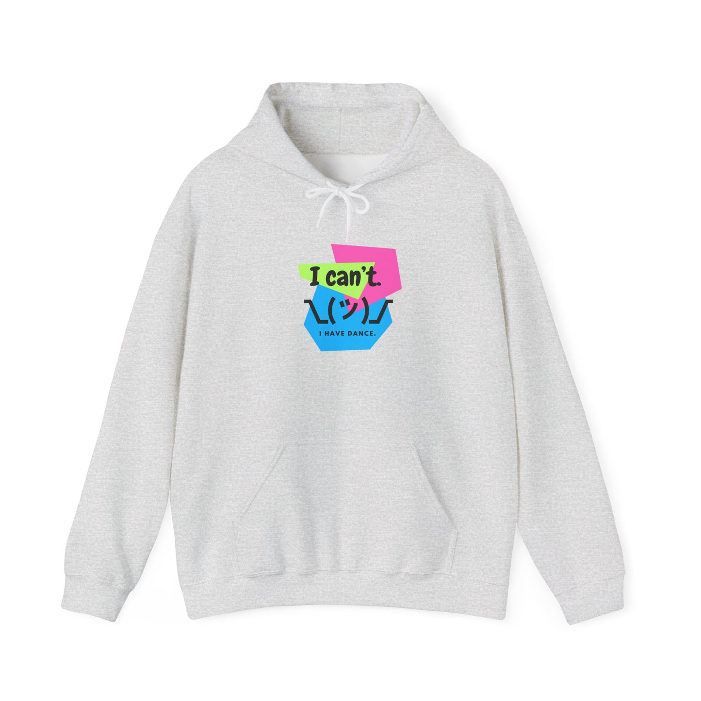 "I Can’t. I Have Dance." Unisex Hooded Sweatshirt – Retro 80s Emoji Graphic Hoodie for Dancers | Jeté Dance-Inspired Loungewear