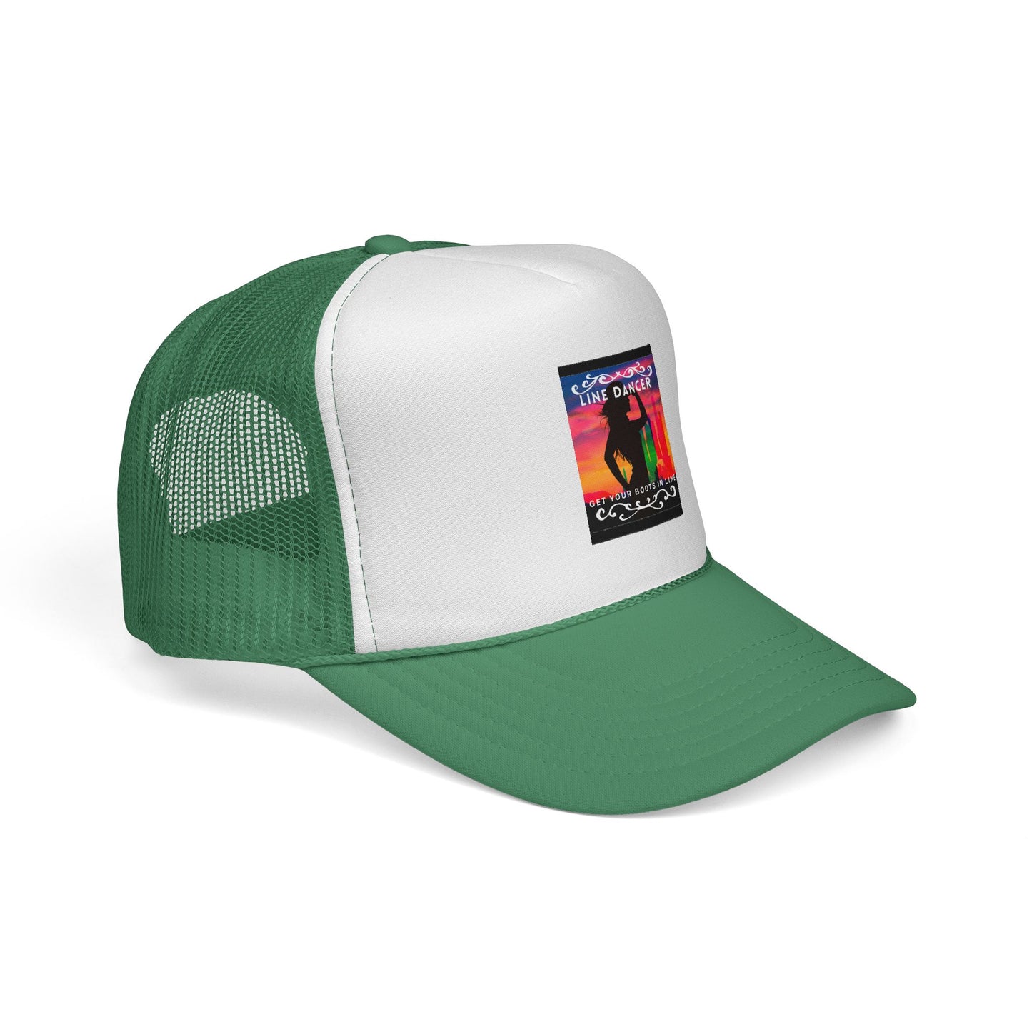 “Line Dancer, Get Your Boots In Line” Cowgirl Graphic | Western Country Dance Cap for Women & Men