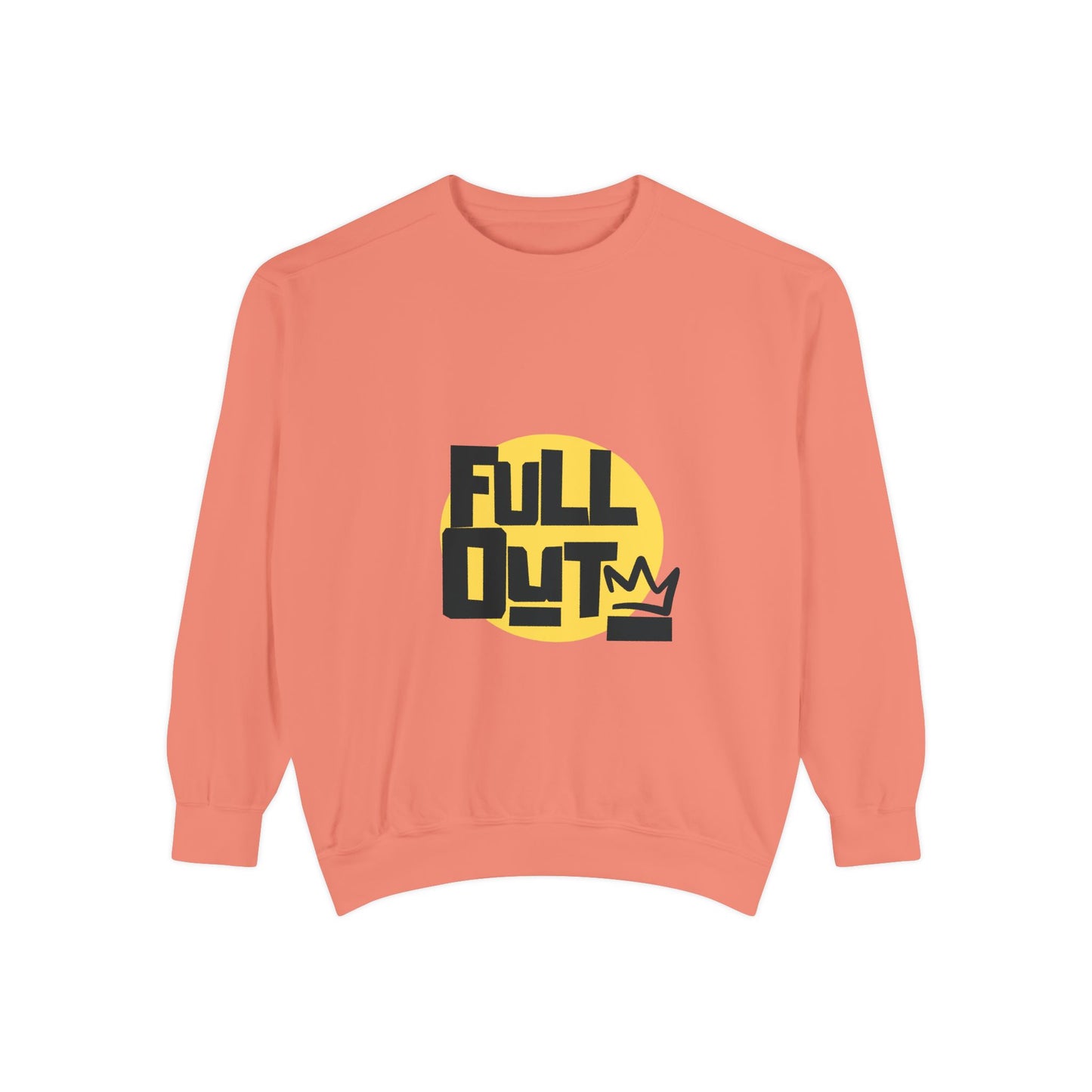 "Full Out" Unisex Lightweight Crewneck Sweatshirt – Bold Streetwear-Inspired Dance Graphic Pullover for Dancers & Performers