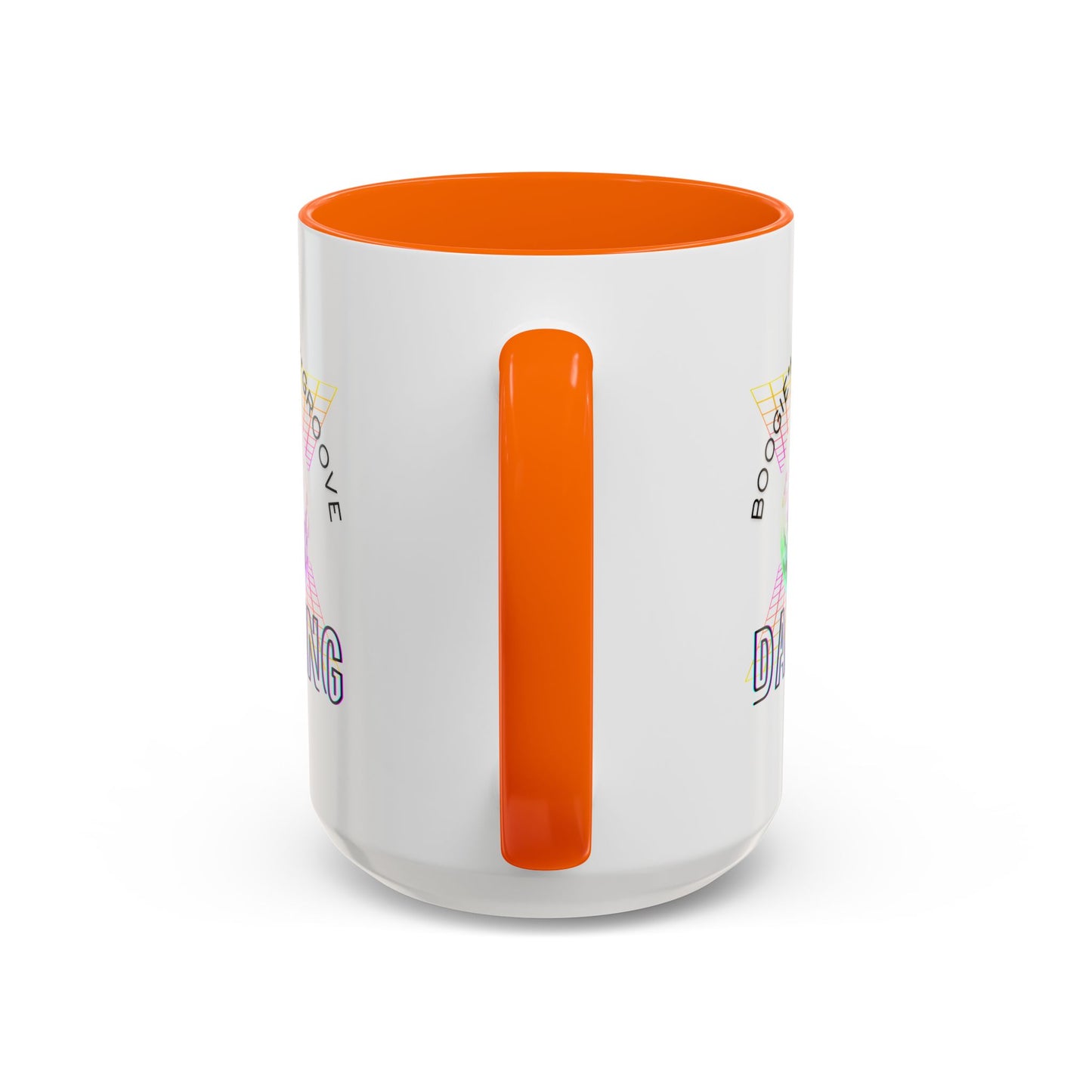 "Boogie, Hustle, Groove - Dancing" Disco Accent Coffee Mug – Fun Retro Dance Gift for Coffee Lovers