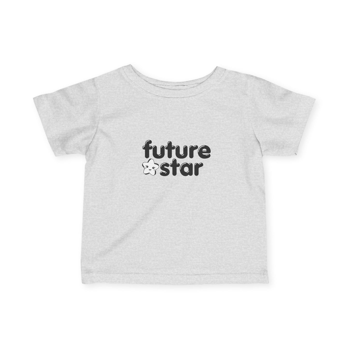“Future Star” Infant Fine Jersey Tee – Cute Dance-Themed Baby T-Shirt for Little Performers and Rising Stars